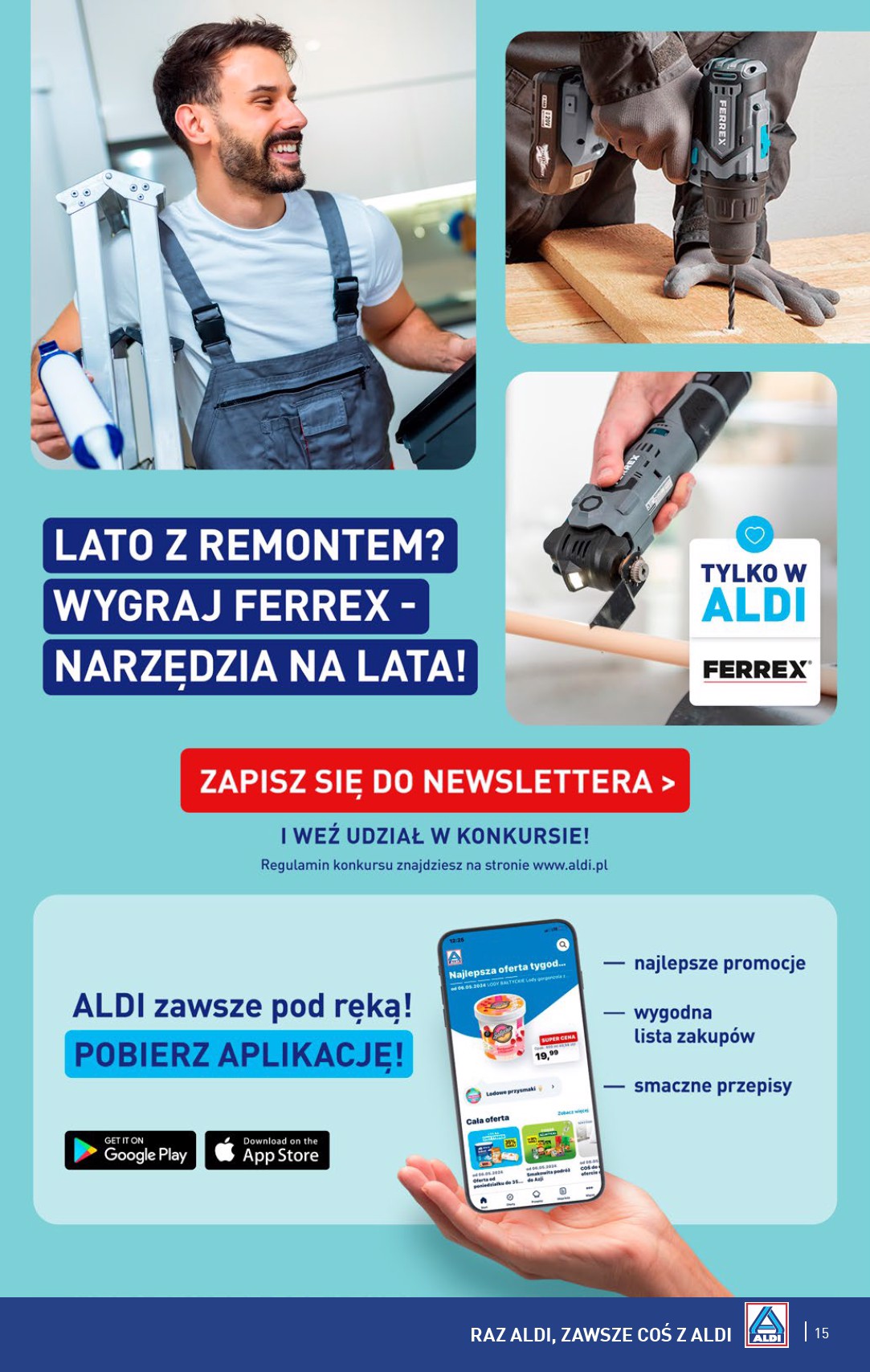 aldi - Gazetka ALDI - Artykuły przemysłowe i tekstylia ważna od 09.07. - 12.07. - page: 15