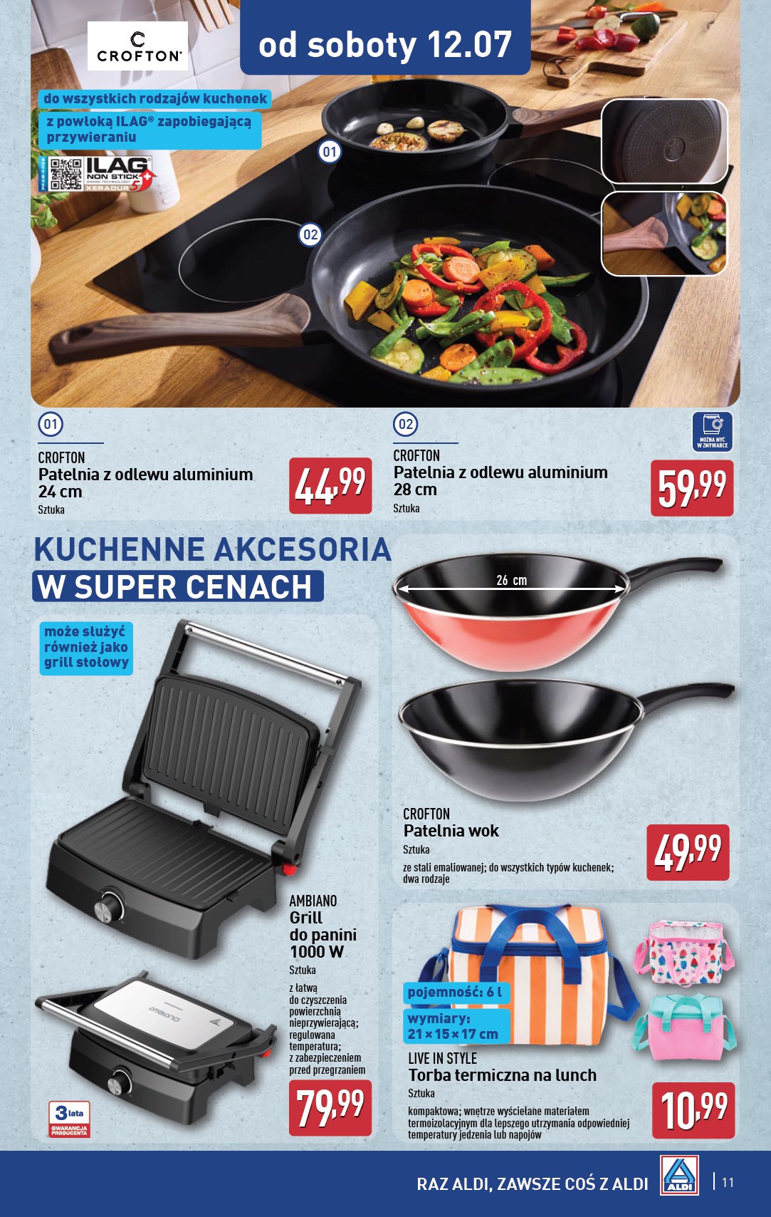 aldi - Gazetka ALDI - Artykuły przemysłowe i tekstylia ważna od 09.07. - 12.07. - page: 11