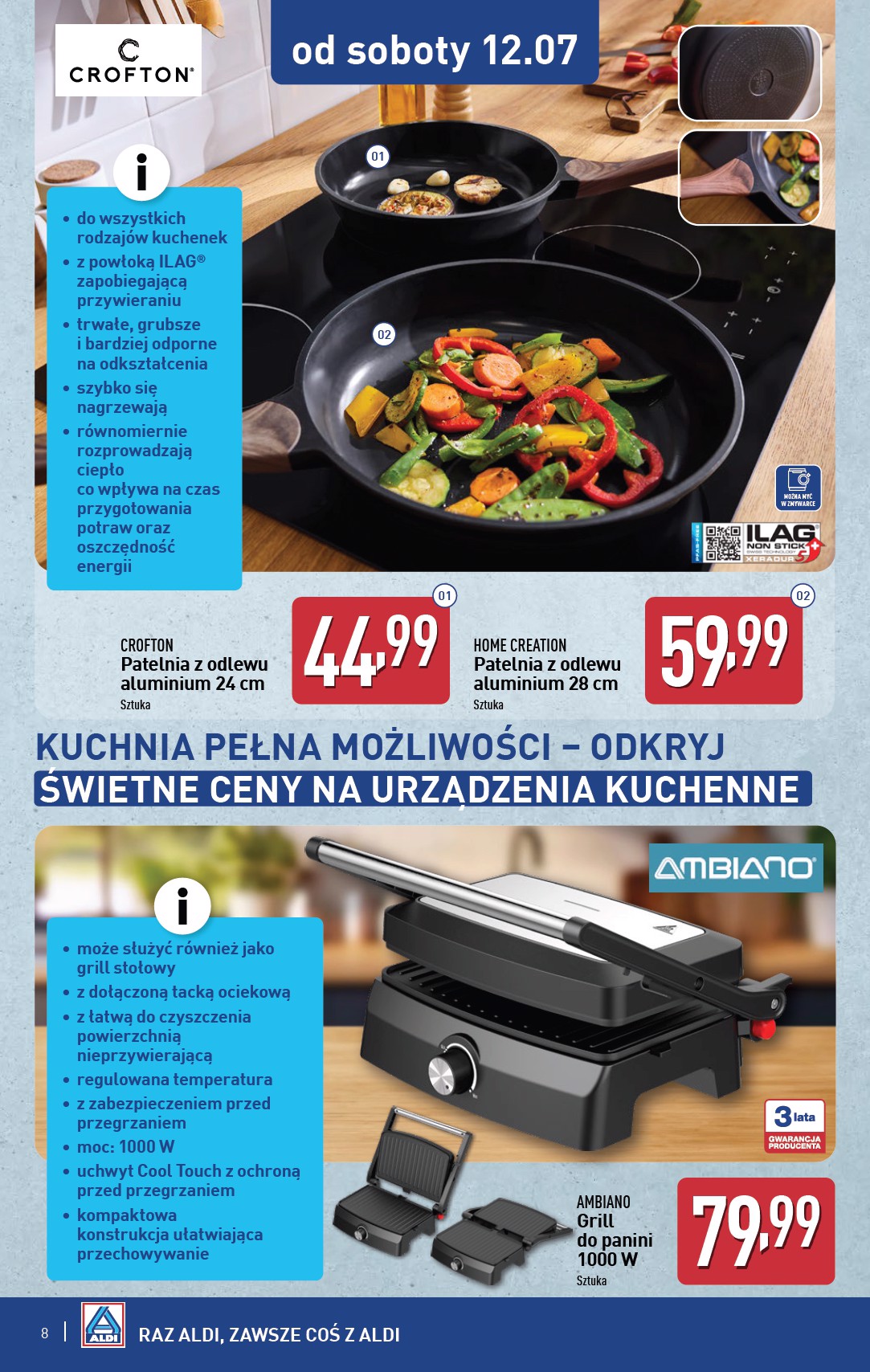 aldi - Gazetka ALDI - Artykuły przemysłowe i tekstylia ważna od 09.07. - 12.07. - page: 8