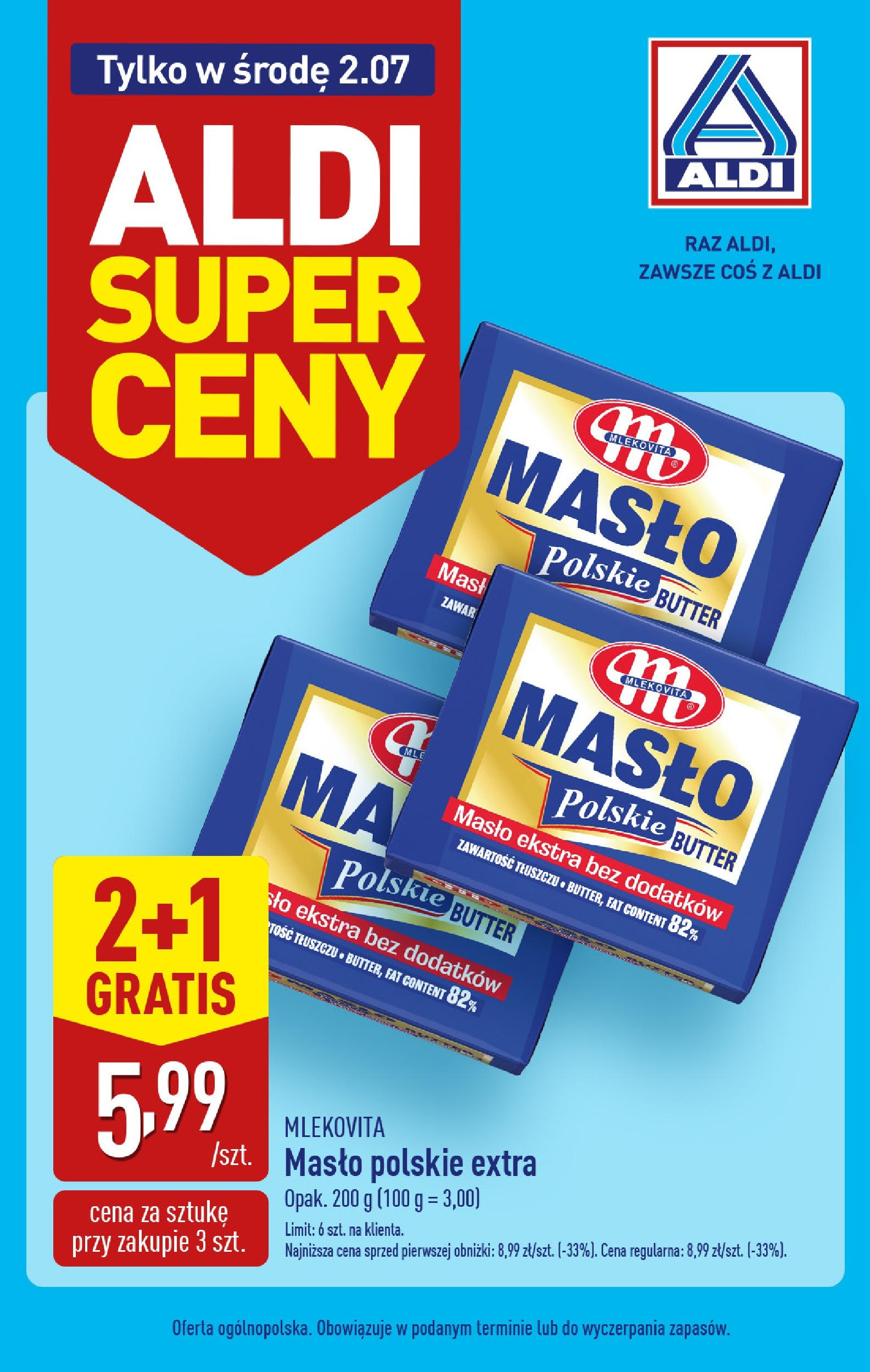 aldi - Gazetka ALDI - Tylko w środę ważna od 02.07. - 02.07.