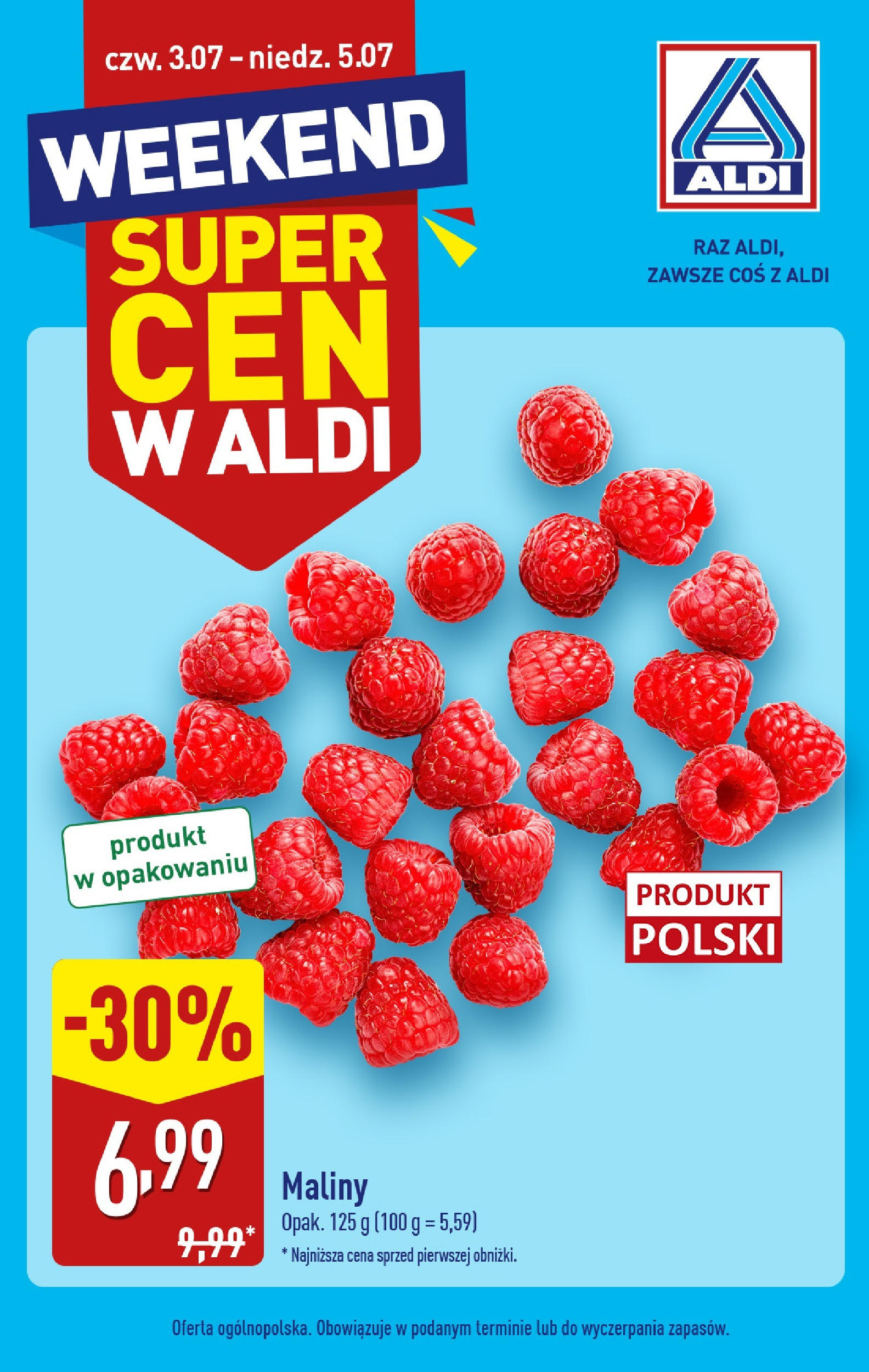 aldi - Gazetka ALDI - Od czwartku ważna od 03.07. - 05.07.