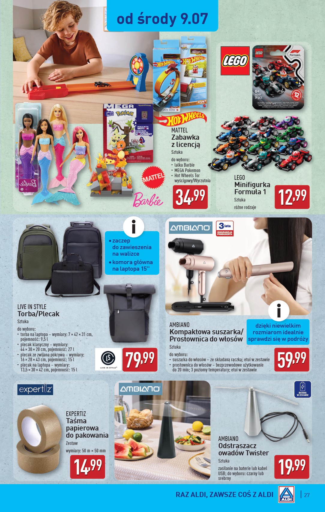 aldi - Gazetka ALDI ważna od 07.07. - 12.07. - page: 27 aldi - Gazetka ALDI ważna od 07.07. - 12.07. - page: 27