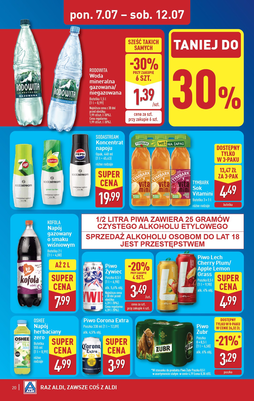 aldi - Gazetka ALDI ważna od 07.07. - 12.07. - page: 20 aldi - Gazetka ALDI ważna od 07.07. - 12.07. - page: 20