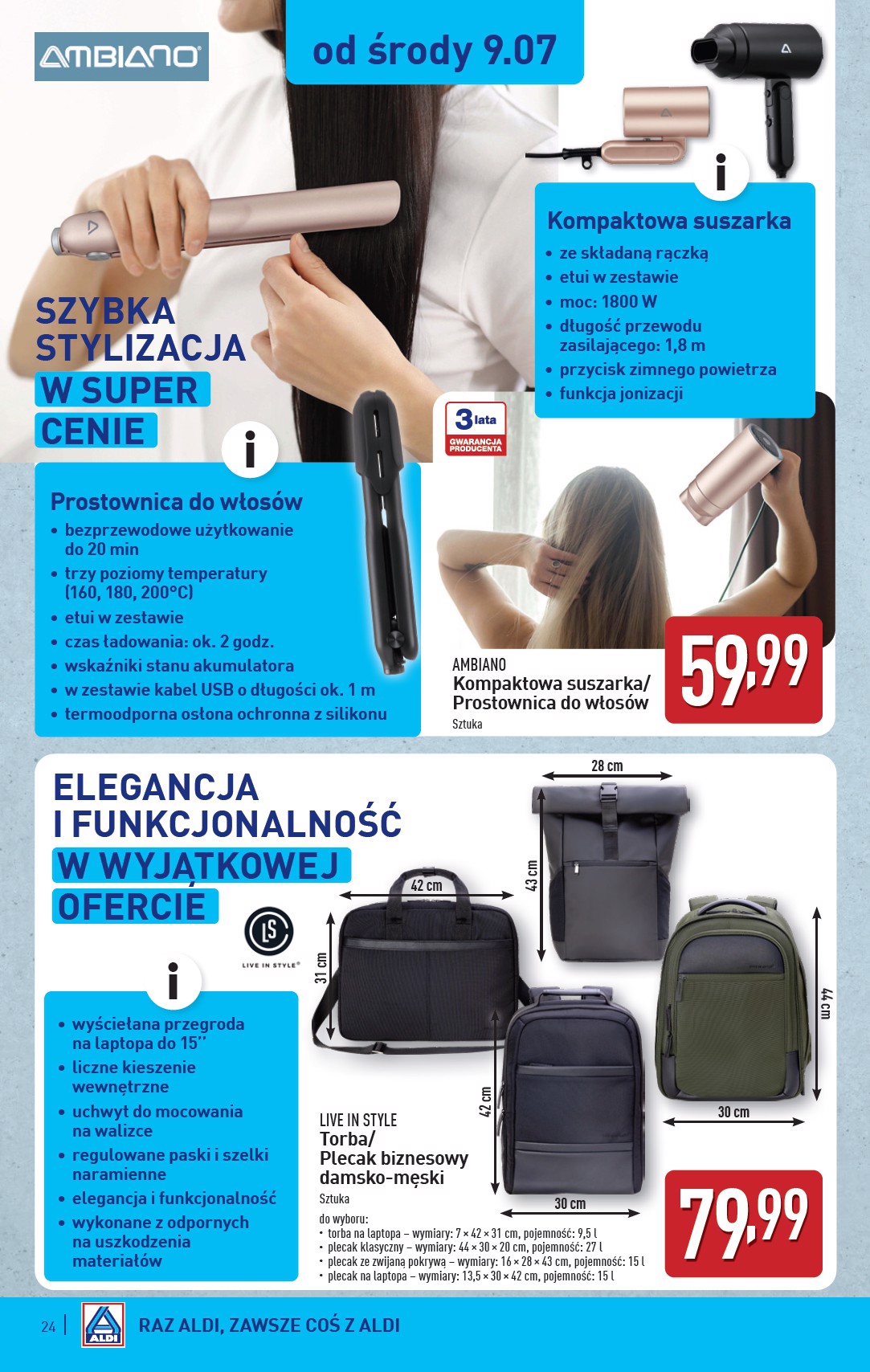 aldi - Gazetka ALDI ważna od 07.07. - 12.07. - page: 24 aldi - Gazetka ALDI ważna od 07.07. - 12.07. - page: 24