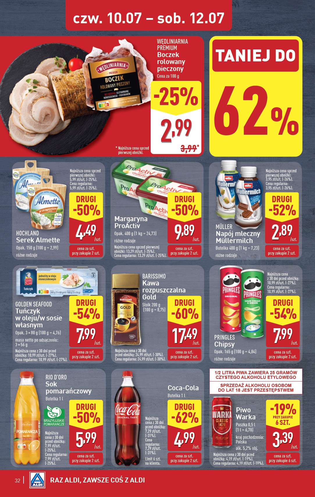 aldi - Gazetka ALDI ważna od 07.07. - 12.07. - page: 32 aldi - Gazetka ALDI ważna od 07.07. - 12.07. - page: 32