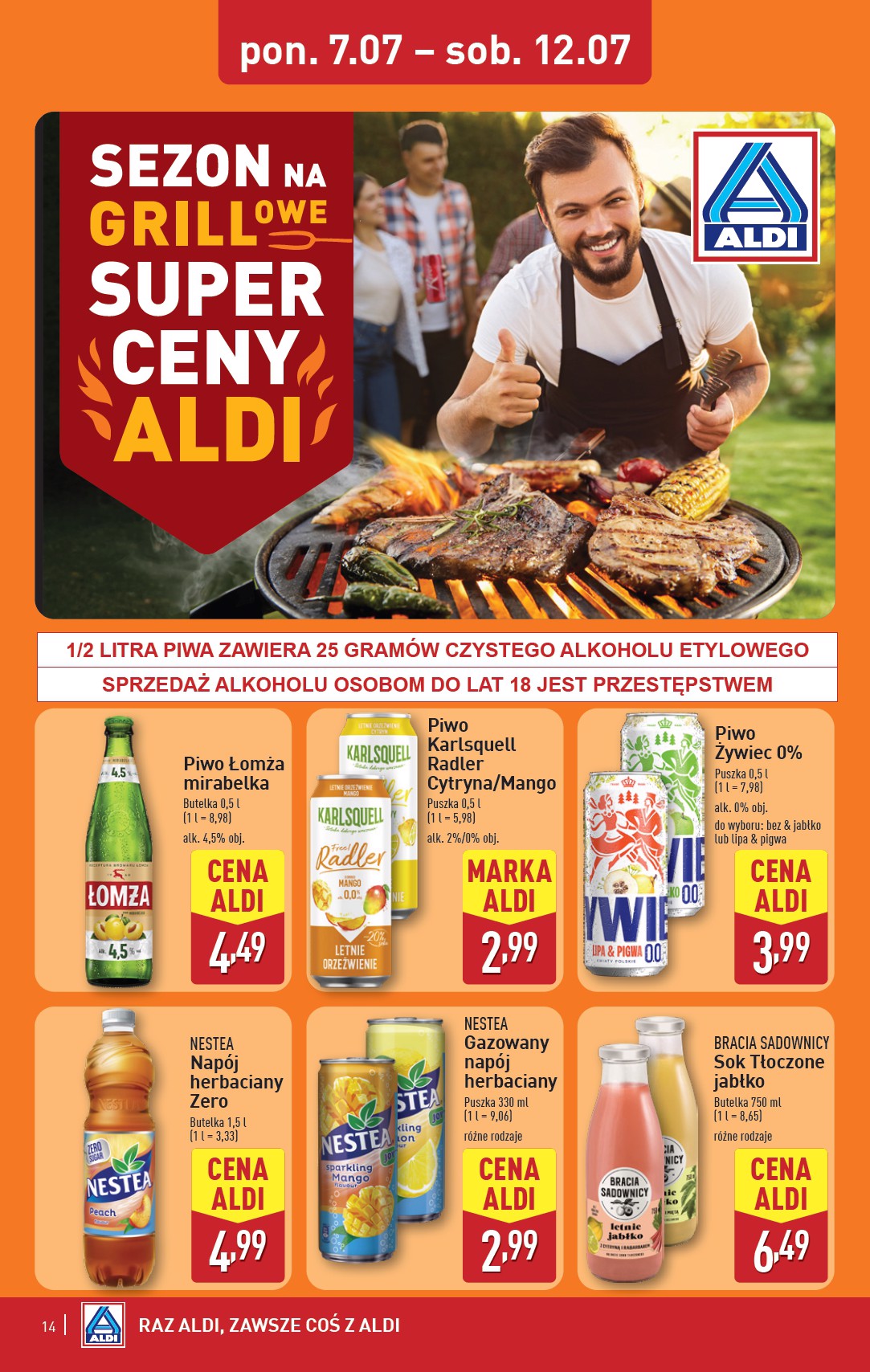 aldi - Gazetka ALDI ważna od 07.07. - 12.07. - page: 14 aldi - Gazetka ALDI ważna od 07.07. - 12.07. - page: 14