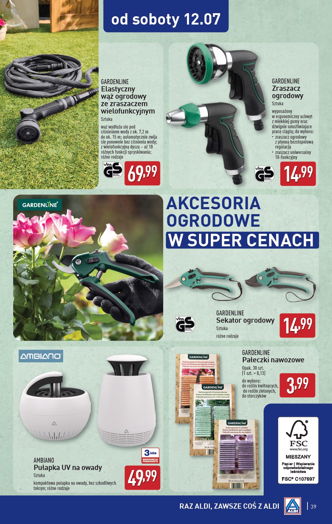aldi - Gazetka ALDI ważna od 07.07. - 12.07. - page: 39 aldi - Gazetka ALDI ważna od 07.07. - 12.07. - page: 39