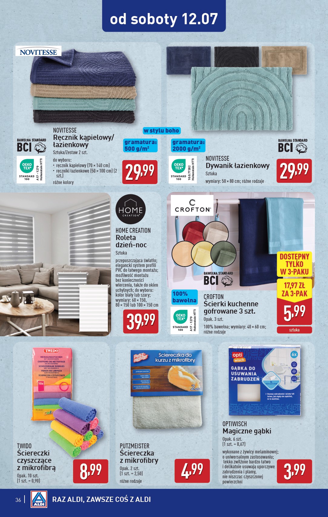 aldi - Gazetka ALDI ważna od 07.07. - 12.07. - page: 36 aldi - Gazetka ALDI ważna od 07.07. - 12.07. - page: 36
