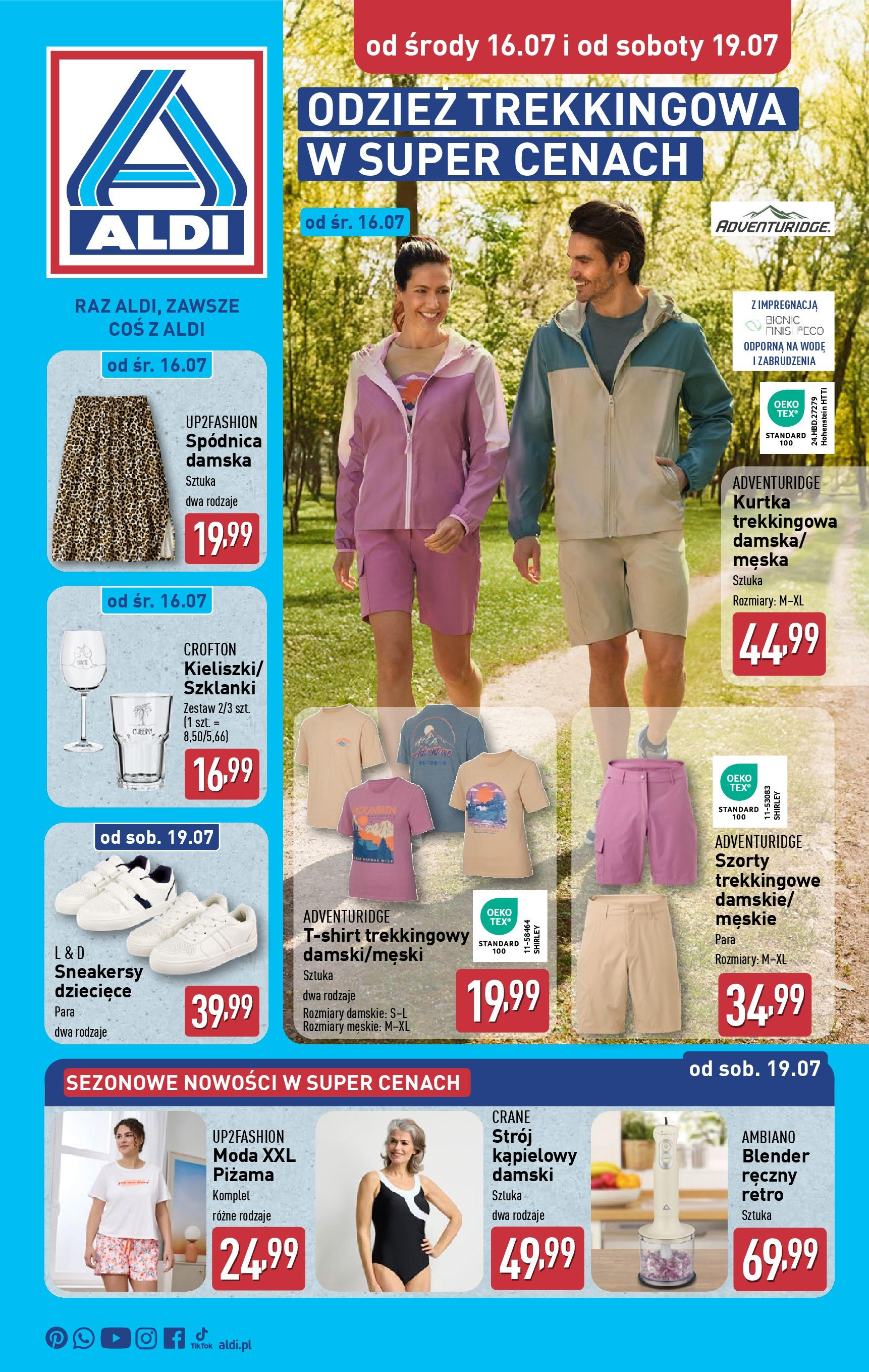 aldi - Gazetka ALDI - Artykuły przemysłowe i tekstylia ważna od 16.07. - 19.07.