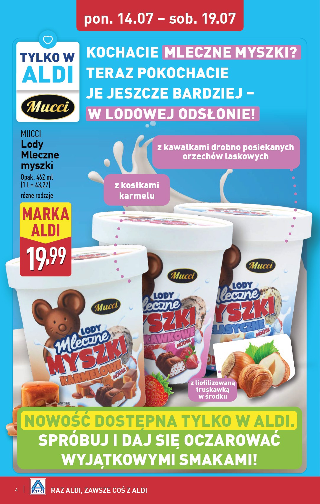 aldi - Gazetka ALDI - Lody ważna od 14.07. - 19.07. - page: 4