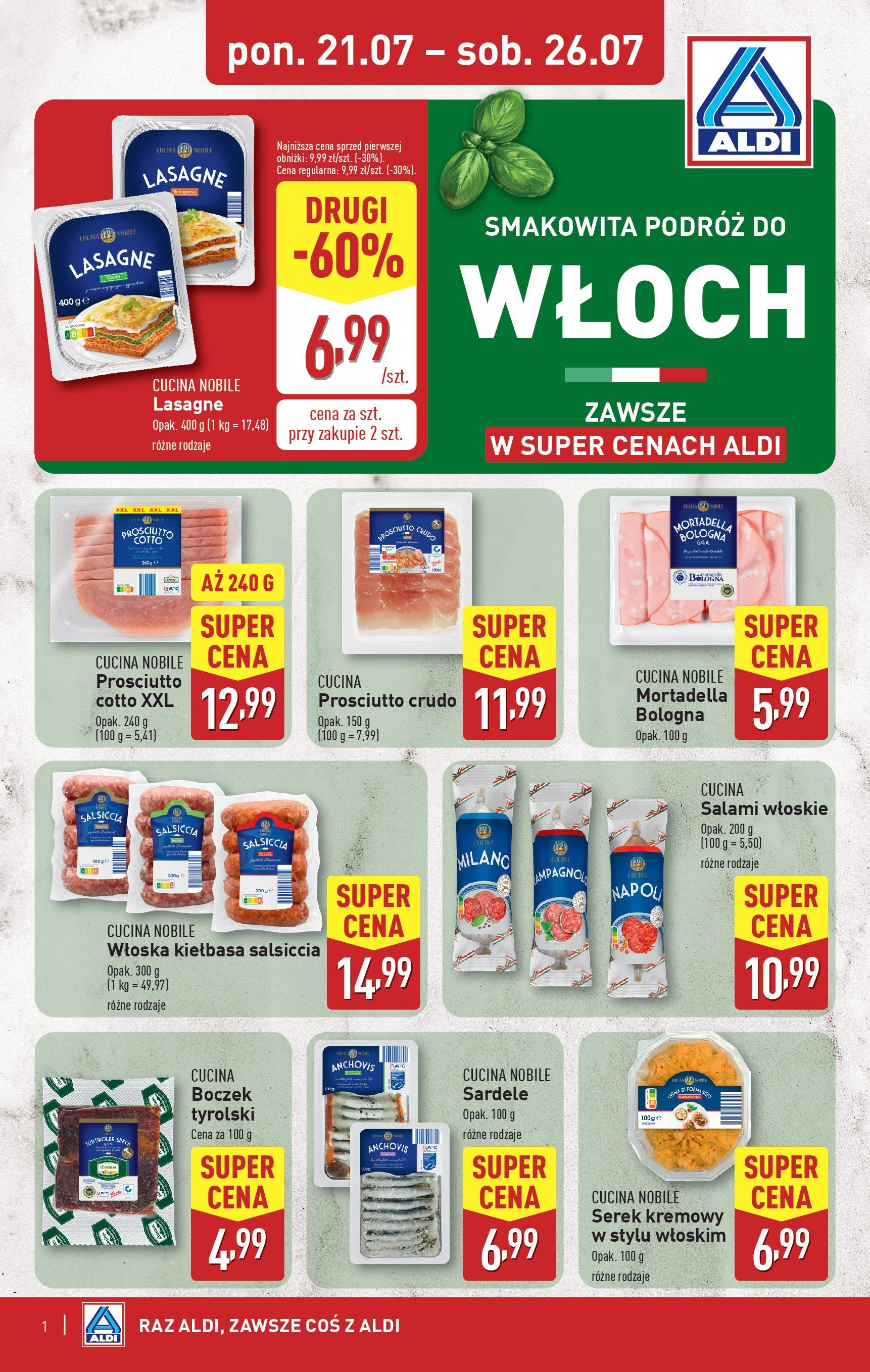 aldi - Gazetka ALDI ważna od 21.07. - 26.07.