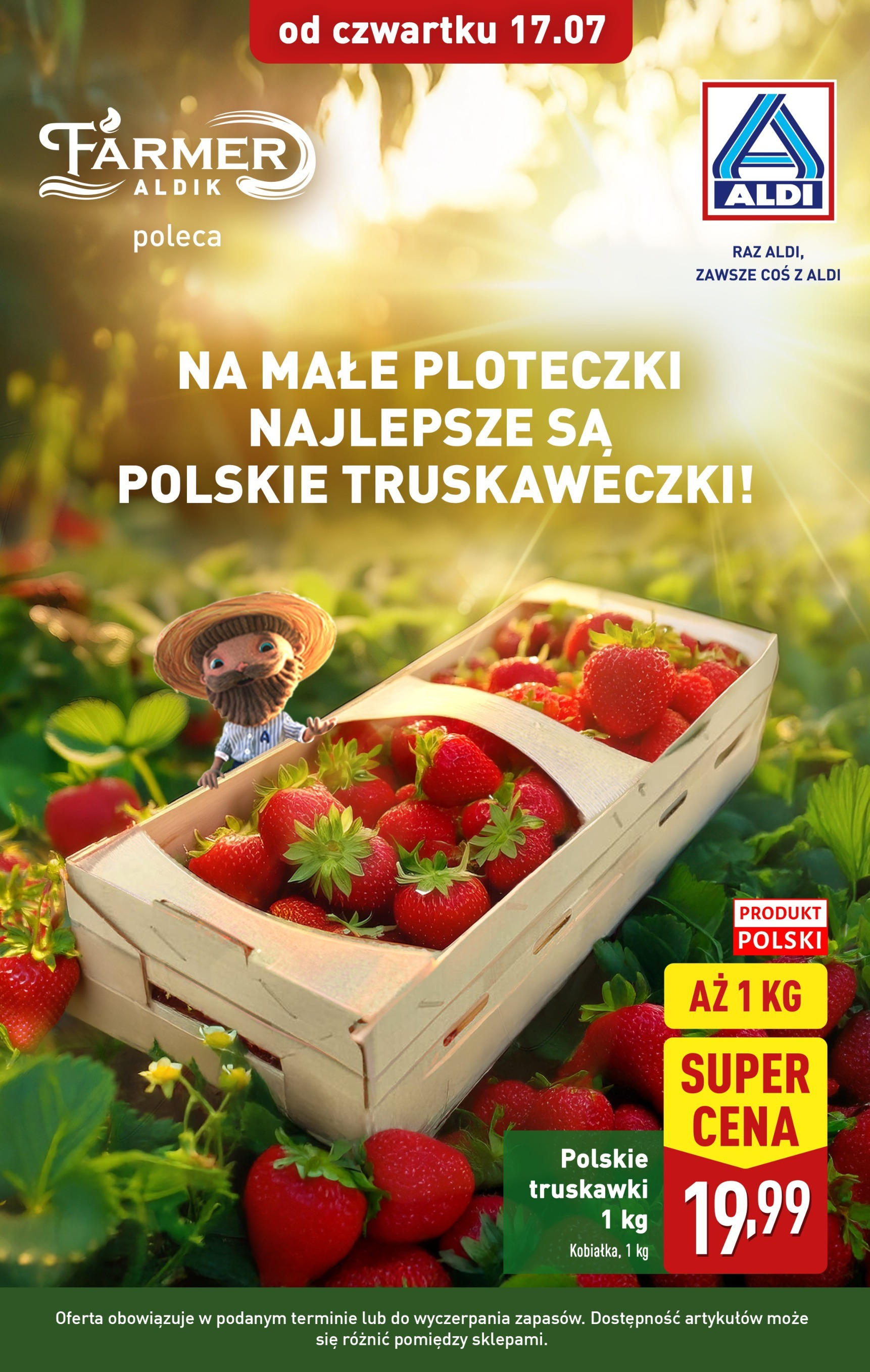 aldi - Gazetka ALDI - Truskawki ważne ważna od 17.07. - 19.07.