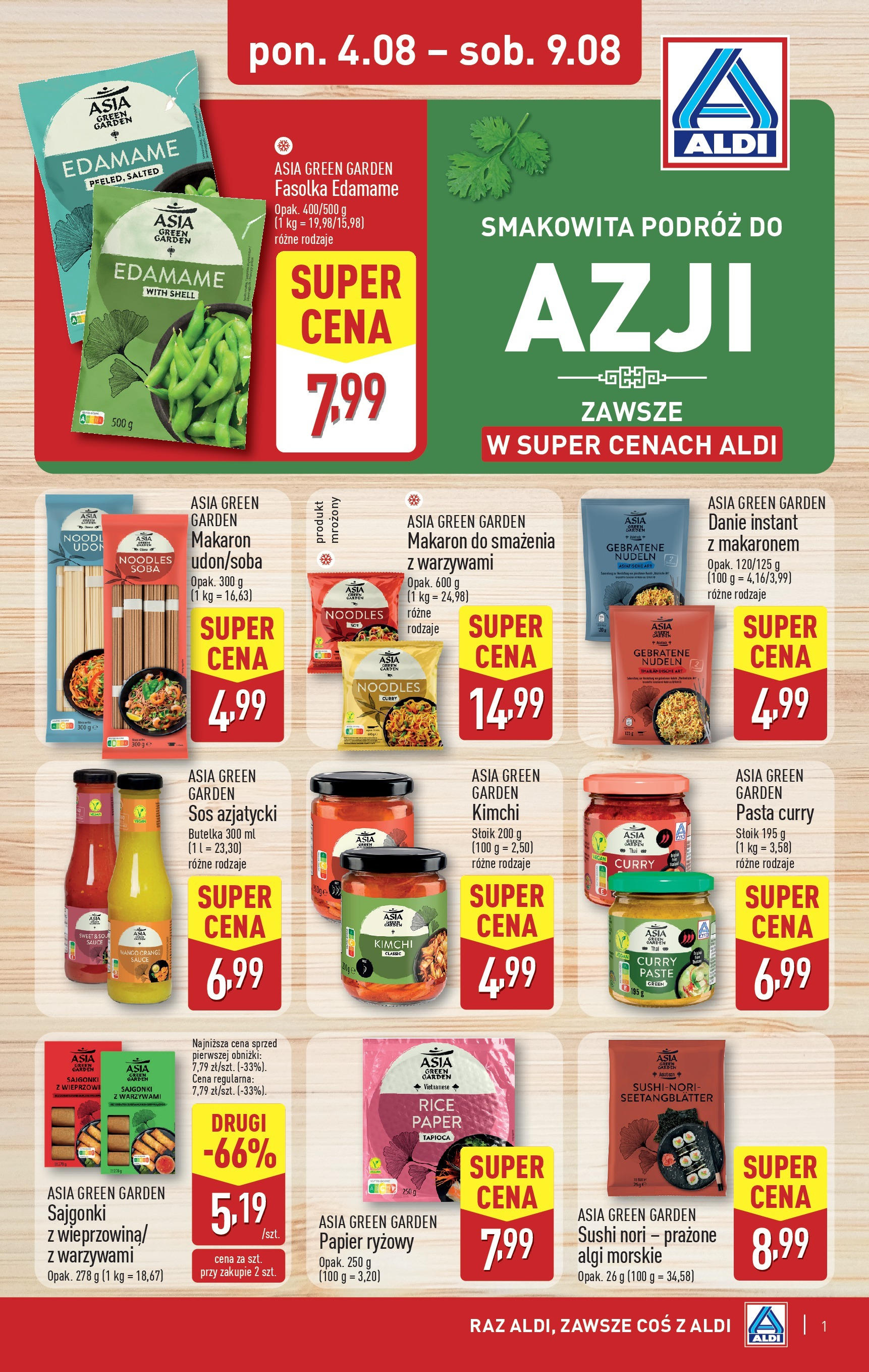 aldi - Gazetka ALDI - Tydzień Azjatycki ważna od 04.08. - 09.08.