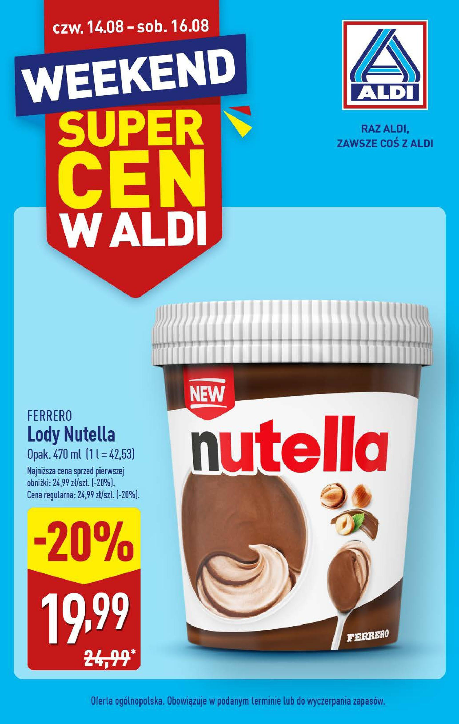 aldi - Gazetka ALDI - Super ceny - ważna od 14.08. do 16.08.