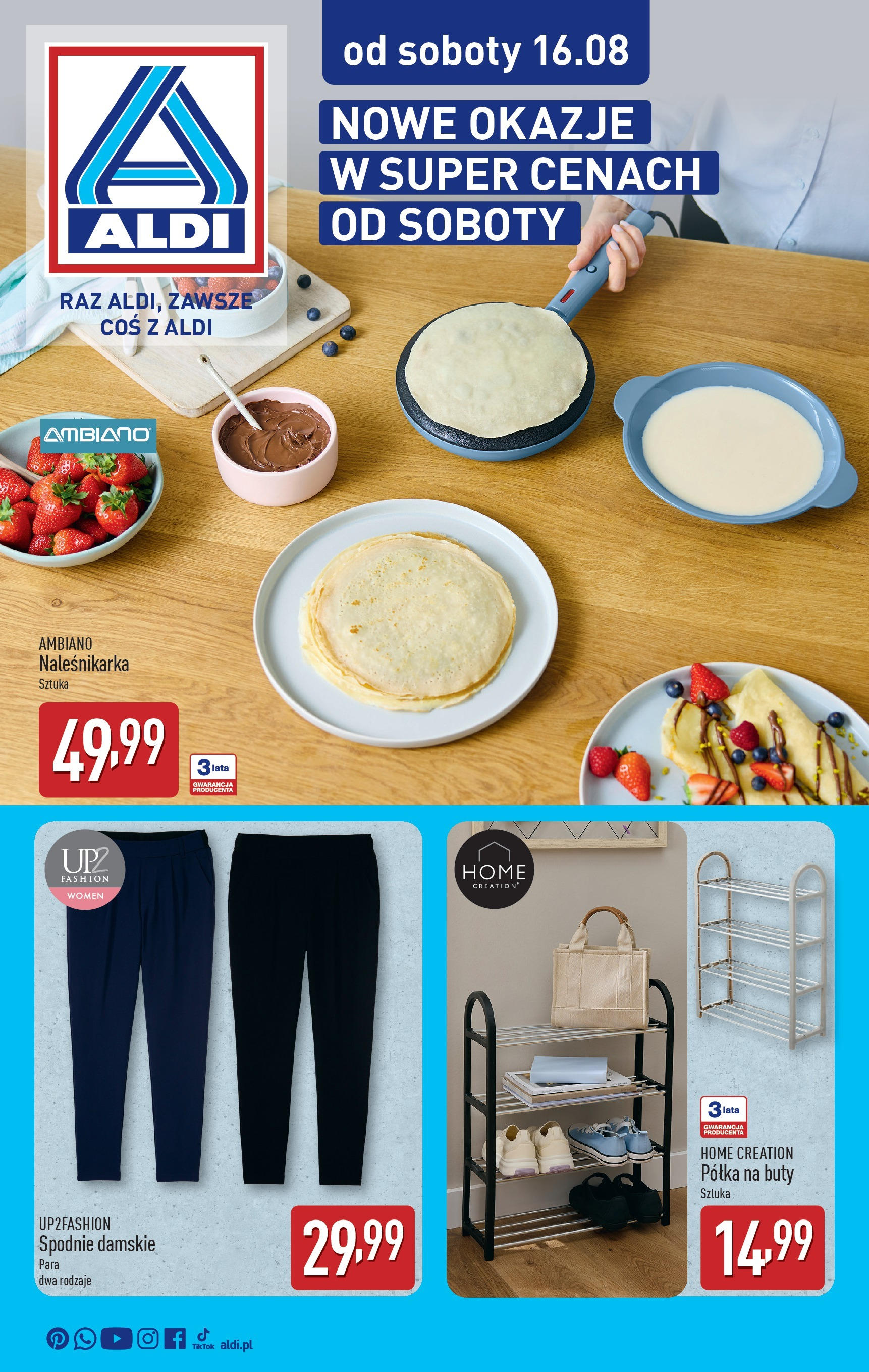 aldi - Gazetka ALDI - Od soboty - ważna od 16.08. do 22.08.