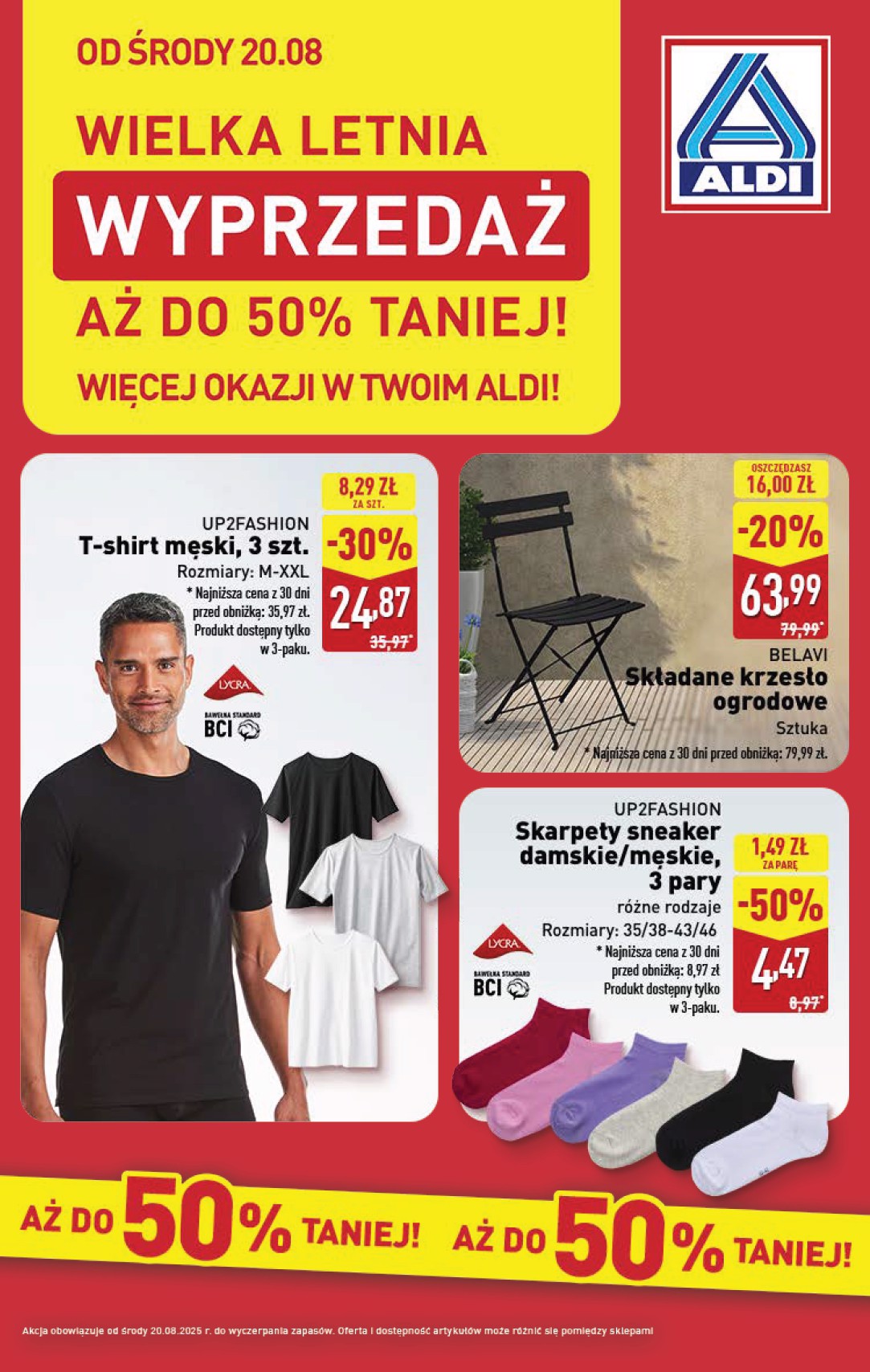 aldi - Gazetka ALDI - Wyprzedaz - ważna od 20.08. do 23.08.