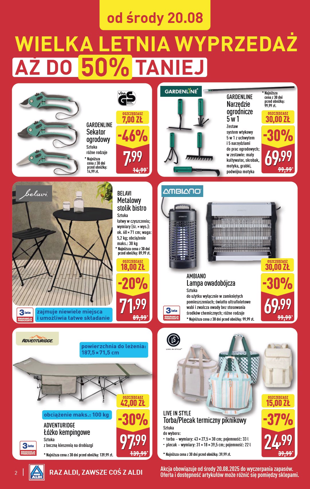 aldi - Gazetka ALDI - Wyprzedaz - ważna od 20.08. do 23.08. - page: 2