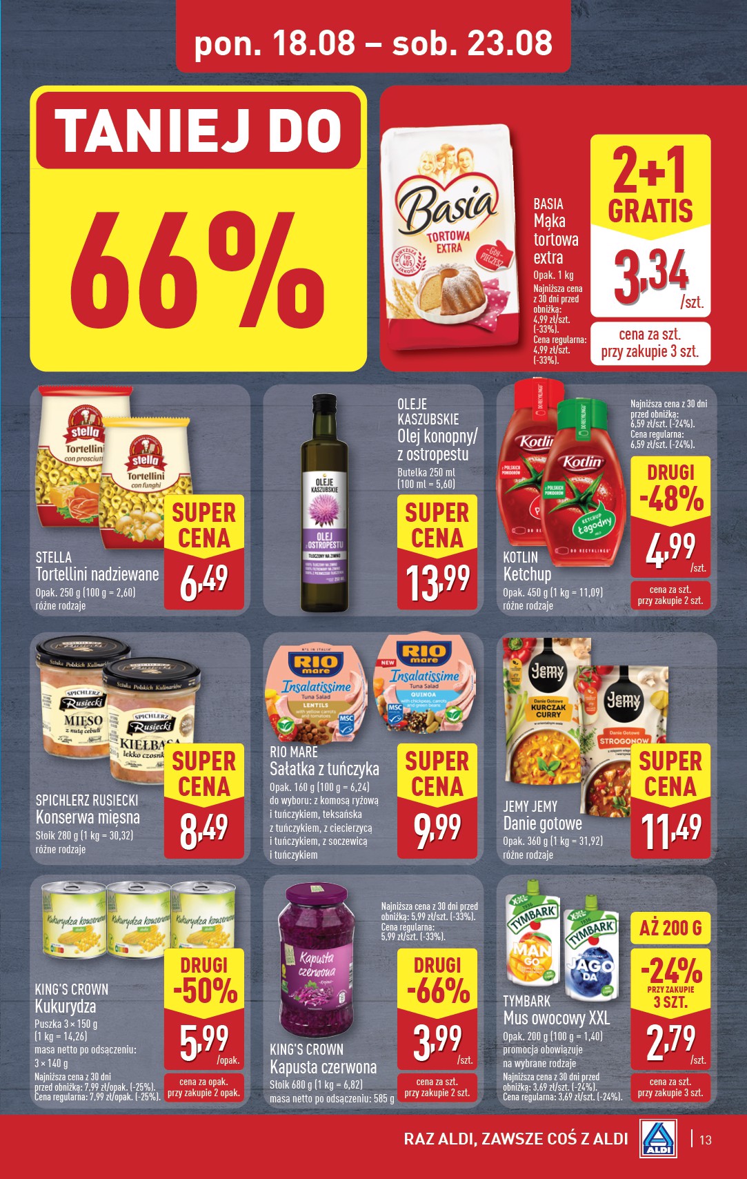aldi - Gazetka ALDI - ważna od 18.08. do 23.08. - page: 13