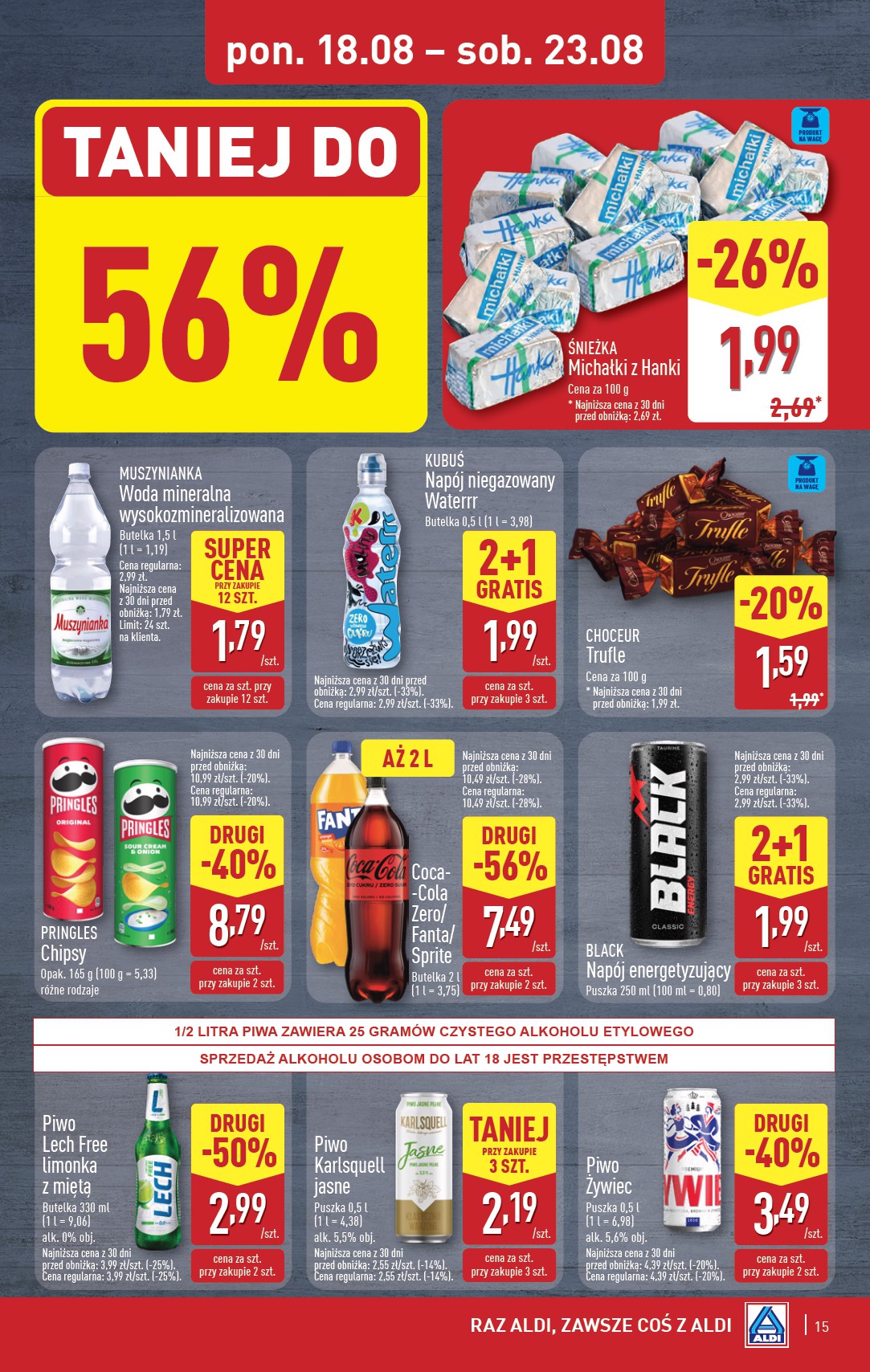 aldi - Gazetka ALDI - ważna od 18.08. do 23.08. - page: 15