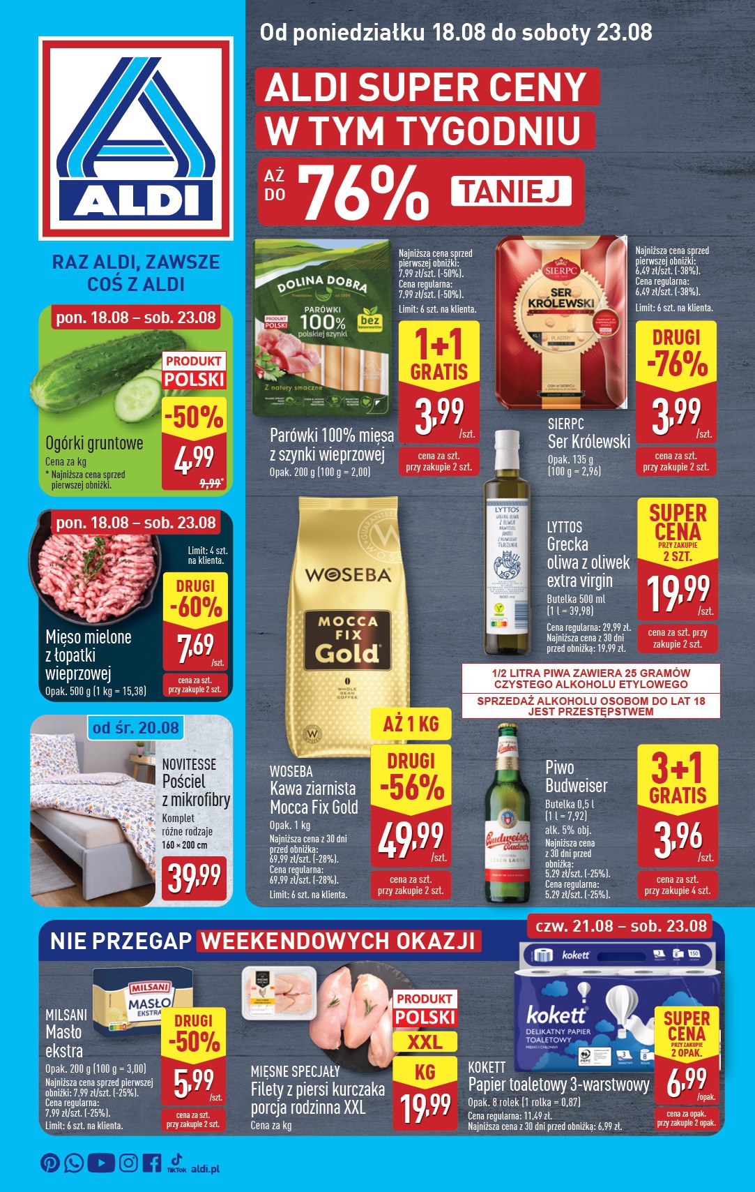 aldi - Gazetka ALDI - ważna od 18.08. do 23.08.