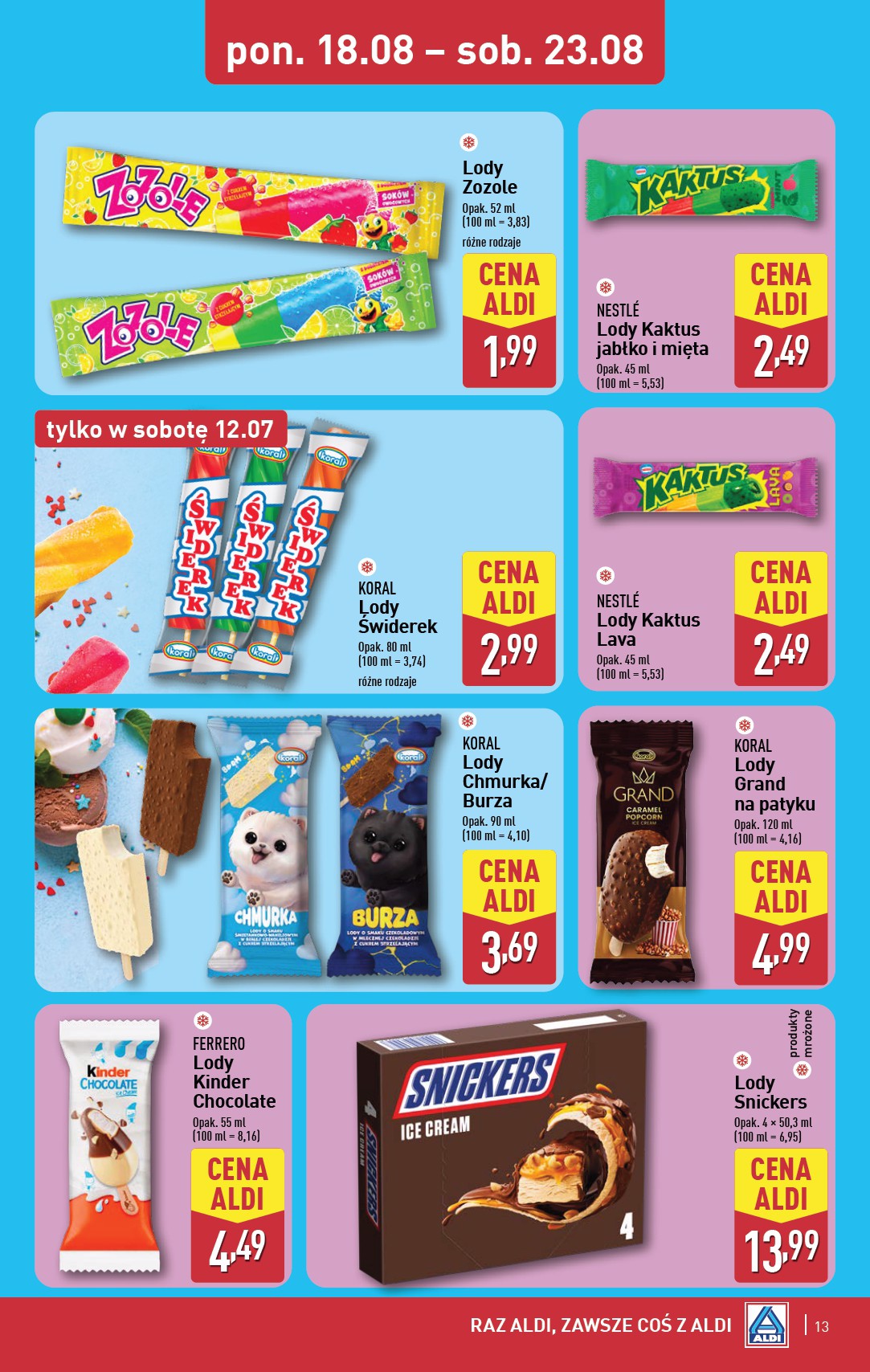aldi - Gazetka ALDI - Oferta weekendowa - ważna od 21.08. do 23.08. - page: 13