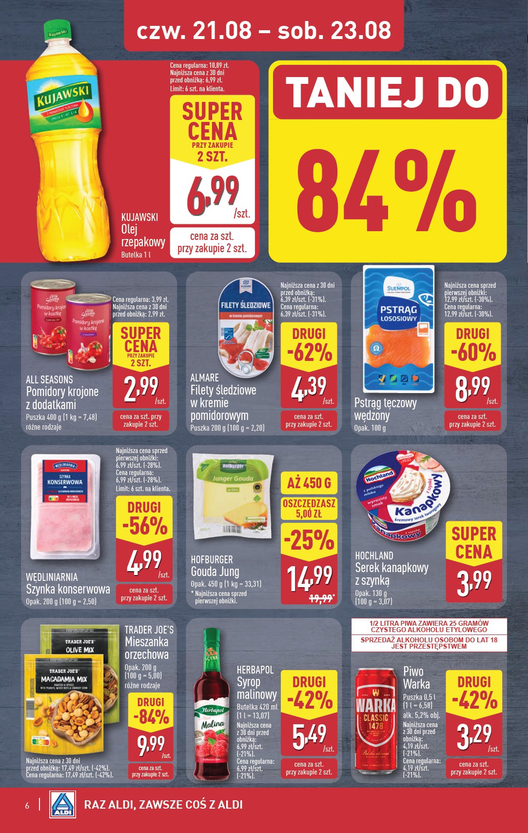 aldi - Gazetka ALDI - Oferta weekendowa - ważna od 21.08. do 23.08. - page: 6