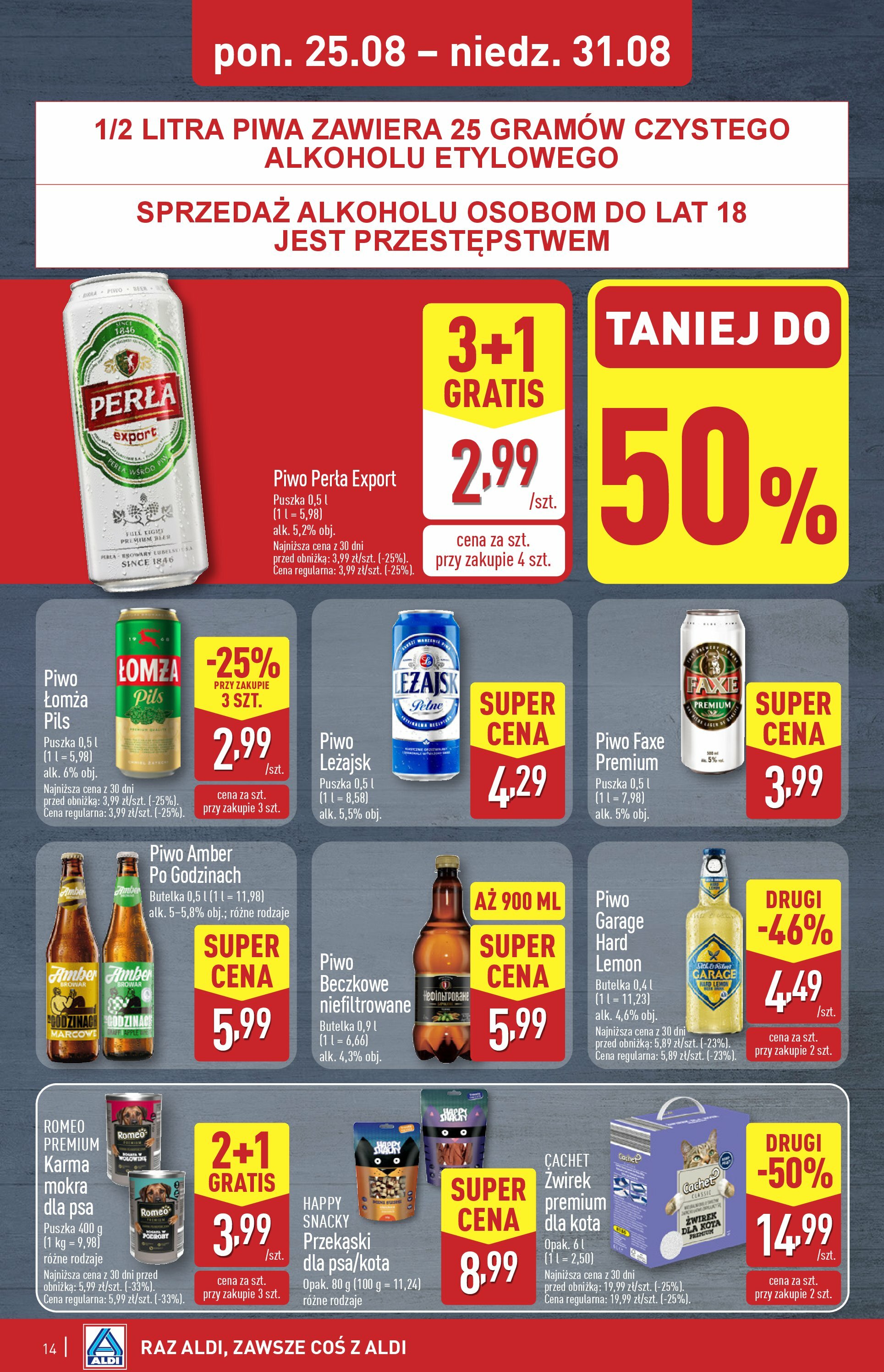 aldi - Gazetka ALDI - ważna od 25.08. do 31.08. - page: 14