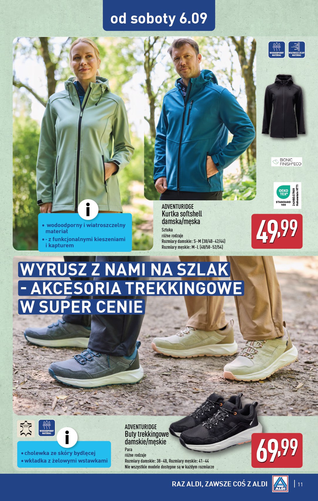 aldi - Gazetka ALDI - Artykuły przemysłowe i tekstylia - ważna od 03.09. do 06.09. - page: 11