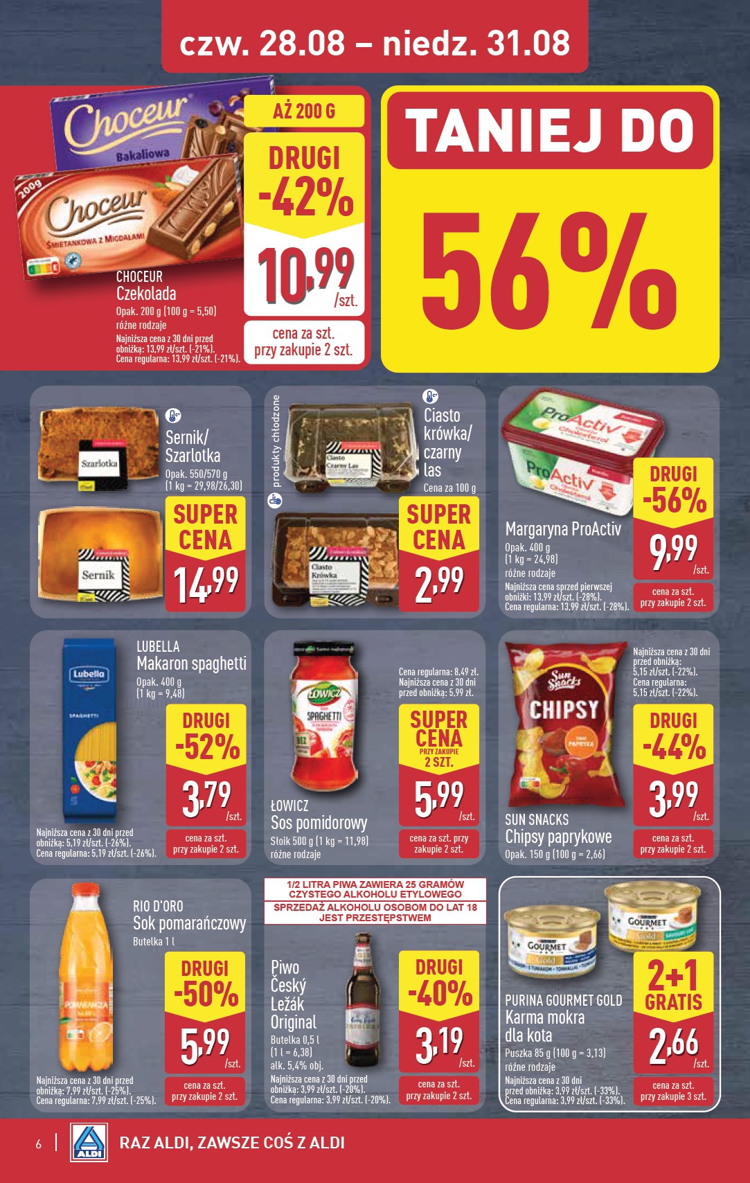 aldi - Gazetka ALDI - Oferta weekendowa - ważna od 28.08. do 31.08. - page: 6