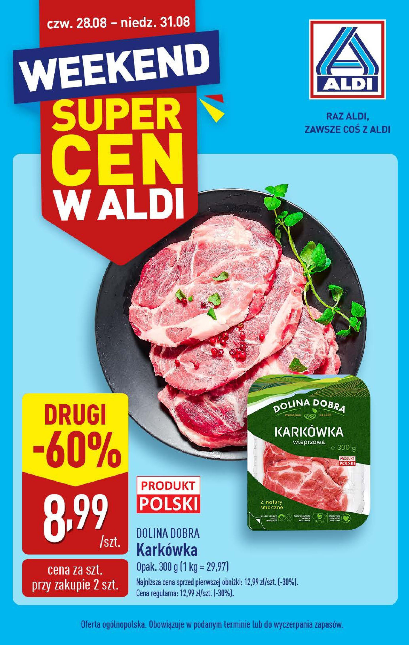 aldi - Gazetka ALDI - Od czwartku - ważna od 28.08. do 31.08.