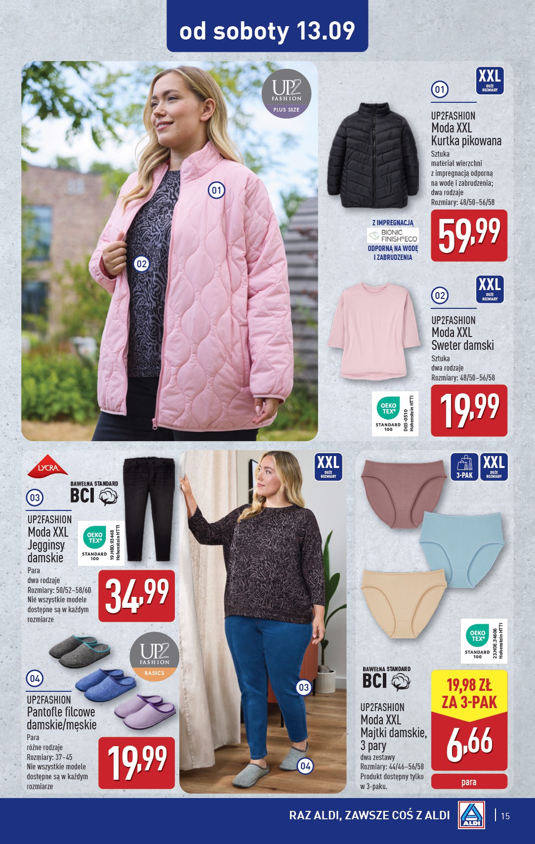 aldi - Gazetka ALDI - Artykuły przemysłowe i tekstylia - ważna od 10.09. do 13.09. - page: 15