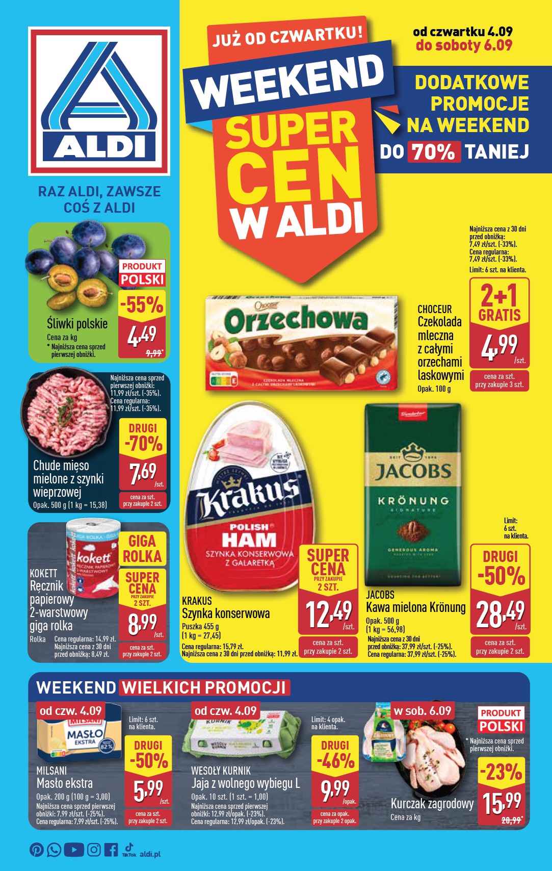 aldi - Gazetka ALDI - Oferta weekendowa - ważna od 04.09. do 06.09.