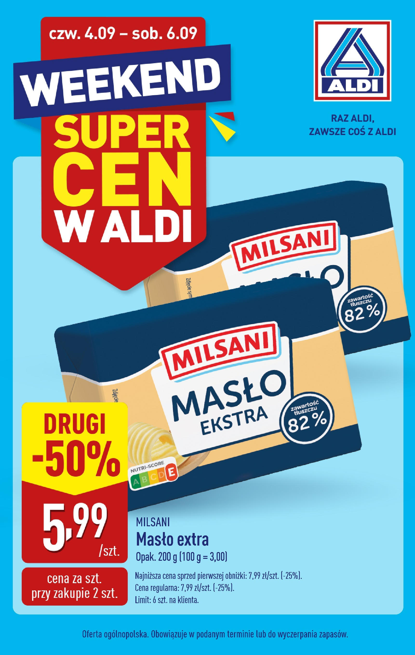aldi - Gazetka ALDI - Weekend super cen - ważna od 04.09. do 06.09.