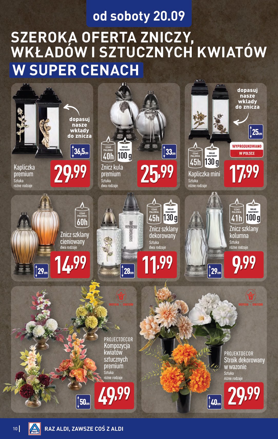 aldi - Gazetka ALDI - Artykuły przemysłowe i tekstylia - ważna od 17.09. do 20.09. - page: 10