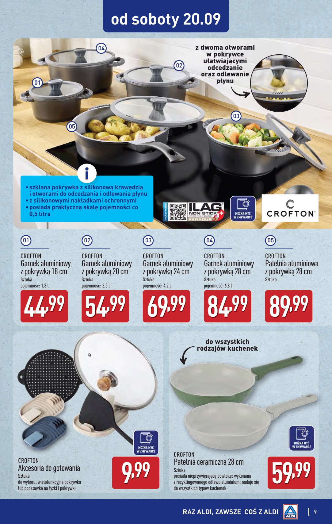aldi - Gazetka ALDI - Artykuły przemysłowe i tekstylia - ważna od 17.09. do 20.09. - page: 9