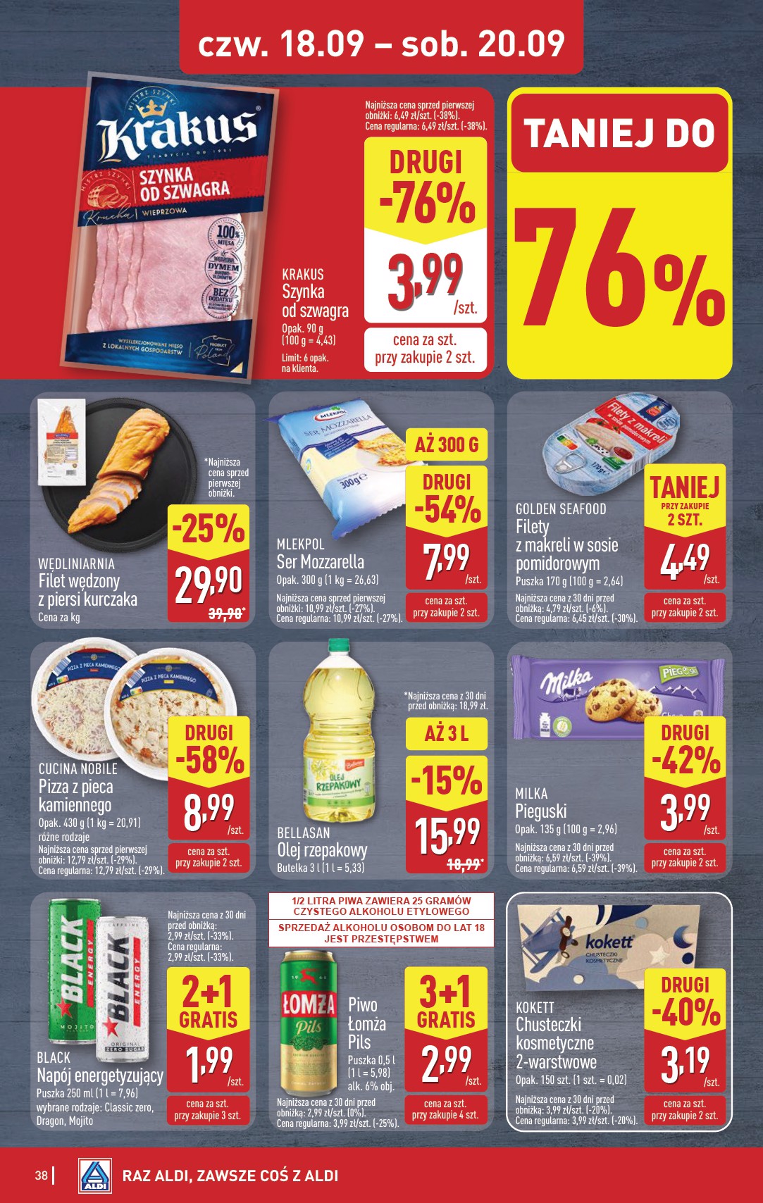 aldi - Gazetka ALDI - ważna od 15.09. do 20.09. - page: 38 aldi - Gazetka ALDI - ważna od 15.09. do 20.09. - page: 38