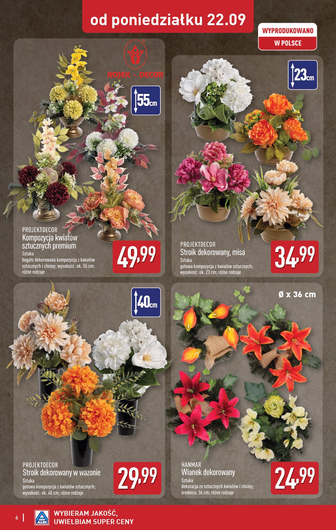 aldi - Gazetka ALDI - Artykuły przemysłowe i tekstylia - ważna od 22.09. do 27.09. - page: 6