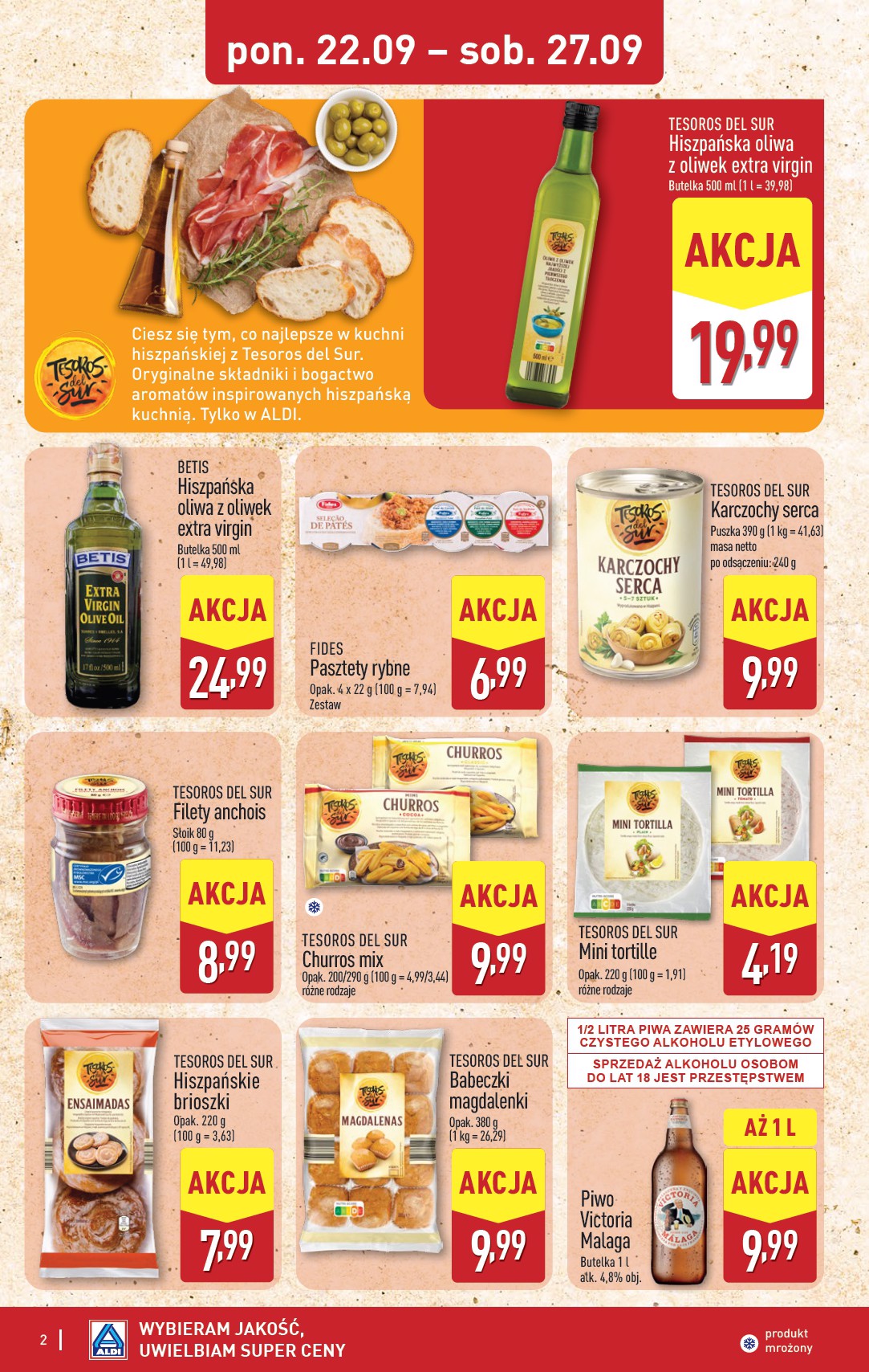 aldi - Gazetka ALDI - Tydzień Hiszpański - ważna od 22.09. do 27.09. - page: 2