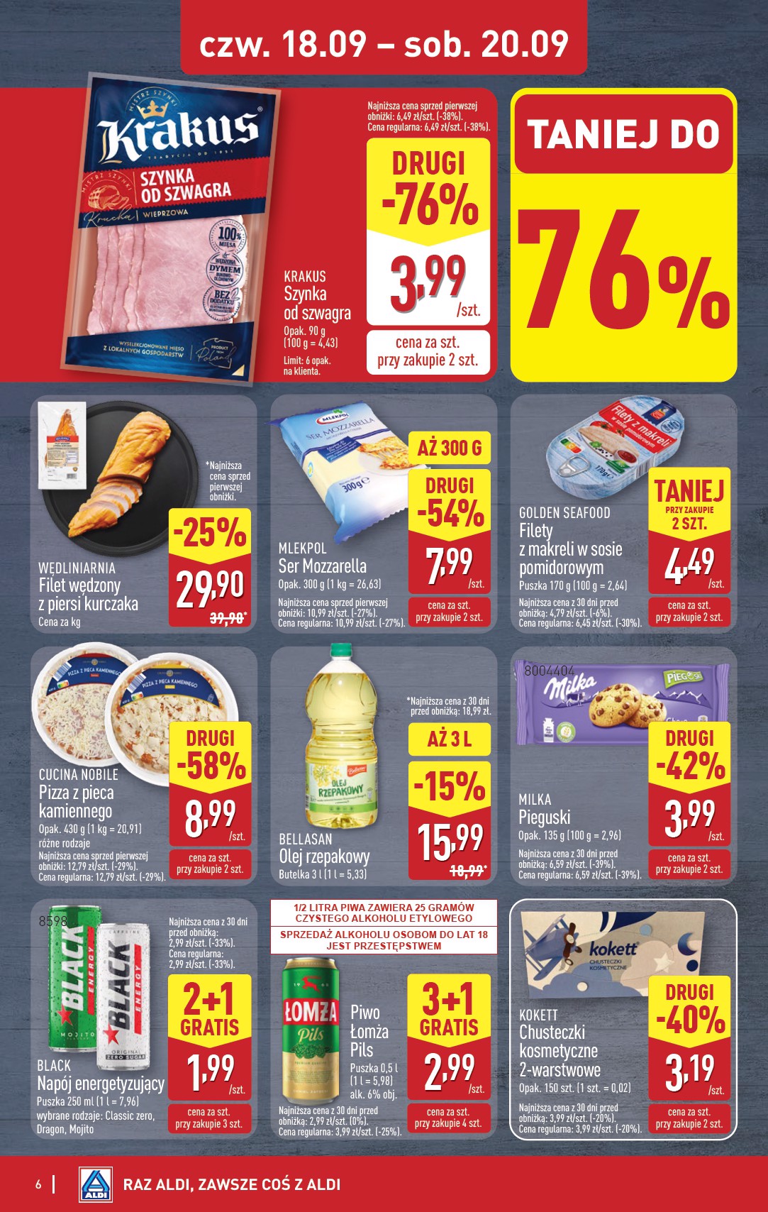 aldi - Gazetka ALDI - Oferta weekendowa - ważna od 18.09. do 20.09. - page: 6