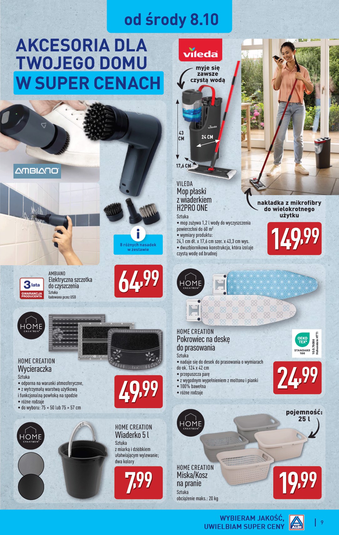 aldi - Gazetka ALDI - Artykuły przemysłowe i tekstylia - ważna od 06.10. do 11.10. - page: 9