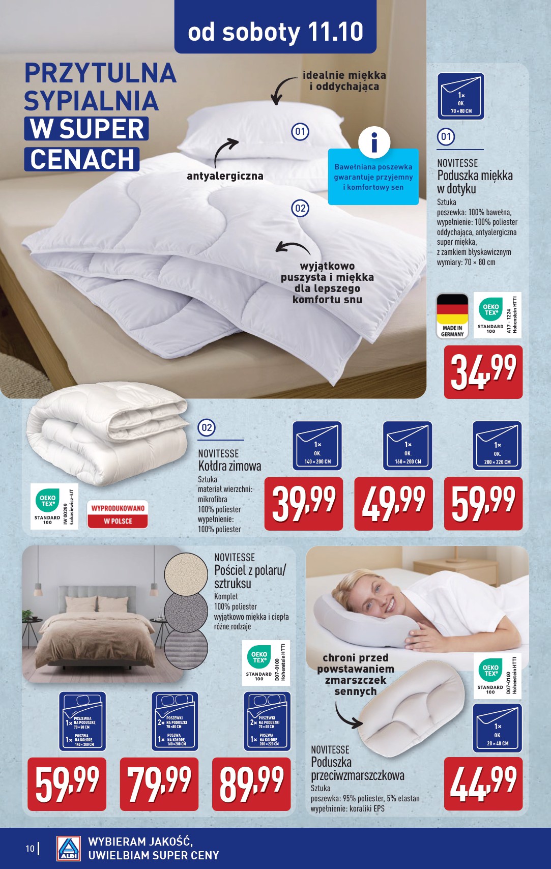 aldi - Gazetka ALDI - Artykuły przemysłowe i tekstylia - ważna od 06.10. do 11.10. - page: 10