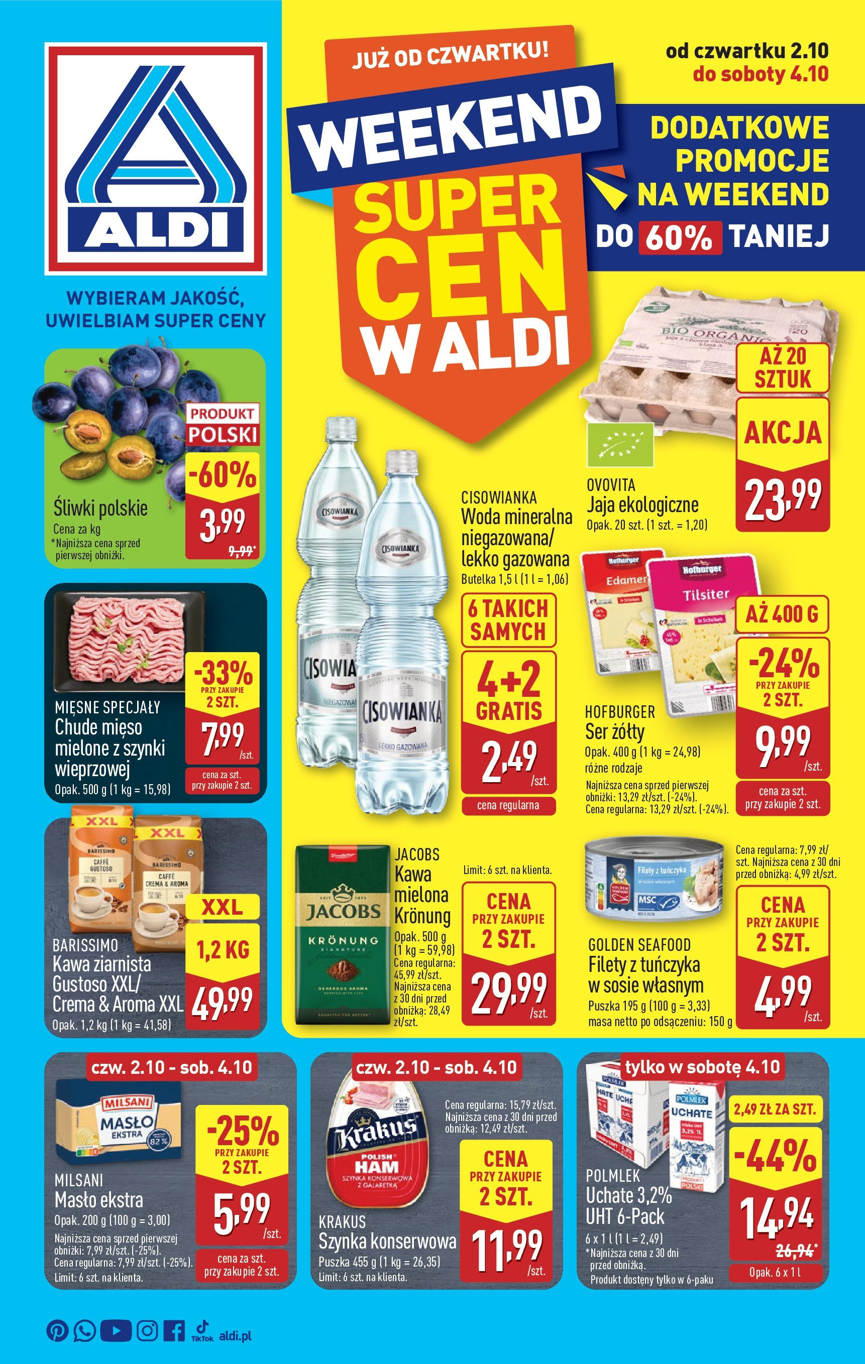 aldi - Gazetka ALDI - Oferta weekendowa - ważna od 02.10. do 04.10.