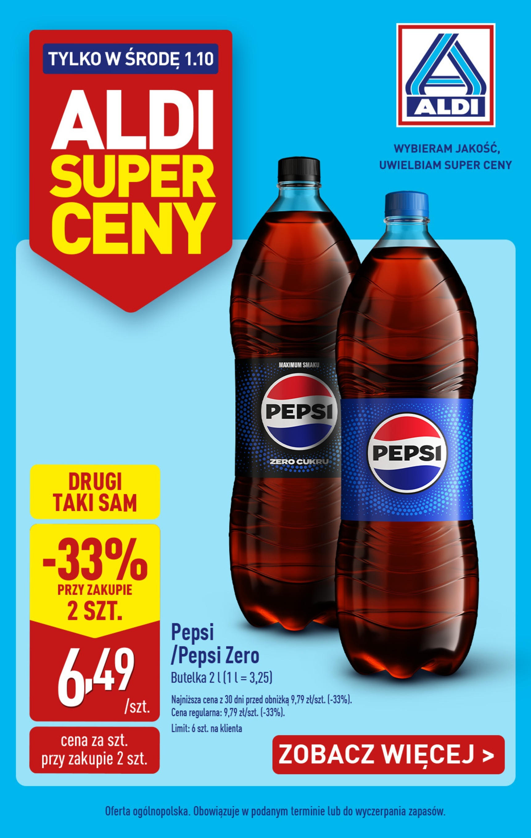 aldi - Gazetka ALDI - Super środa - ważna od 01.10. do 01.10.