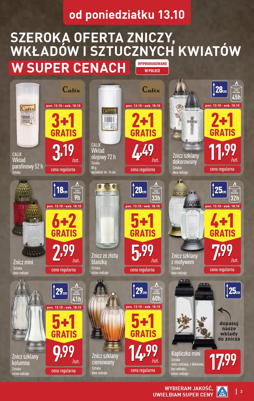 aldi - Gazetka ALDI - Artykuły przemysłowe i tekstylia - ważna od 13.10. do 18.10. - page: 3