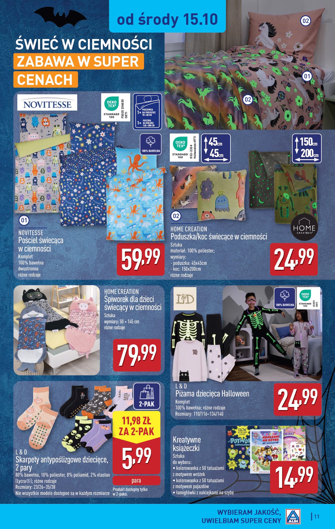 aldi - Gazetka ALDI - Artykuły przemysłowe i tekstylia - ważna od 13.10. do 18.10. - page: 11