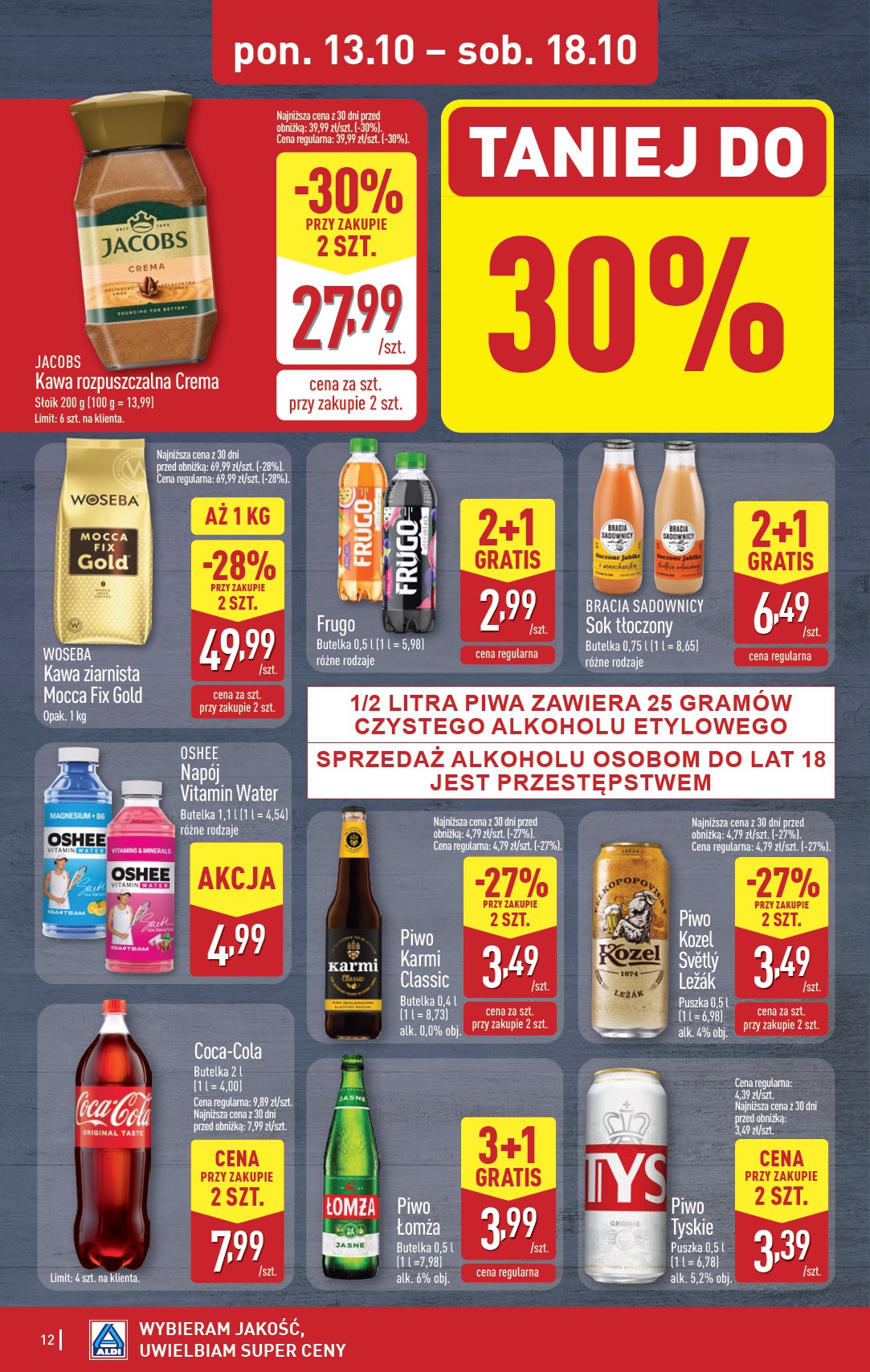 aldi - Gazetka ALDI - ważna od 13.10. do 18.10. - page: 12 aldi - Gazetka ALDI - ważna od 13.10. do 18.10. - page: 12