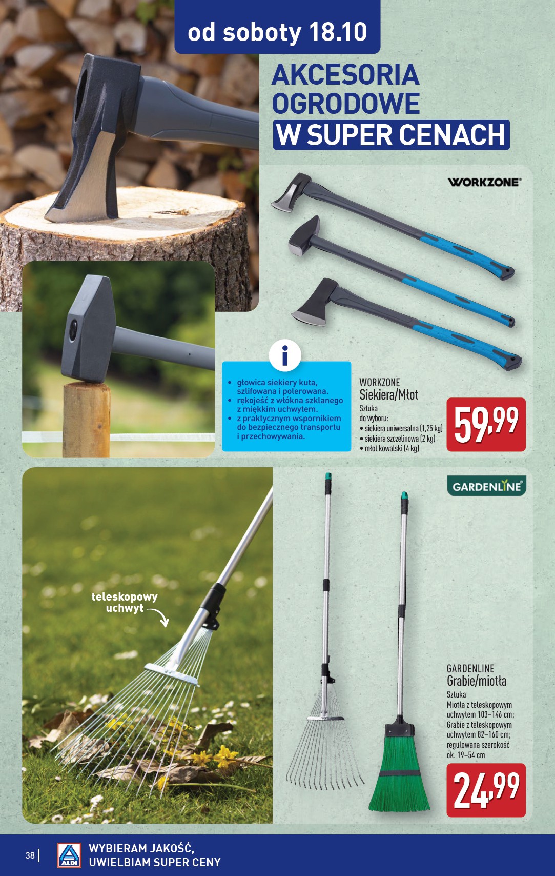 aldi - Gazetka ALDI - ważna od 13.10. do 18.10. - page: 38 aldi - Gazetka ALDI - ważna od 13.10. do 18.10. - page: 38