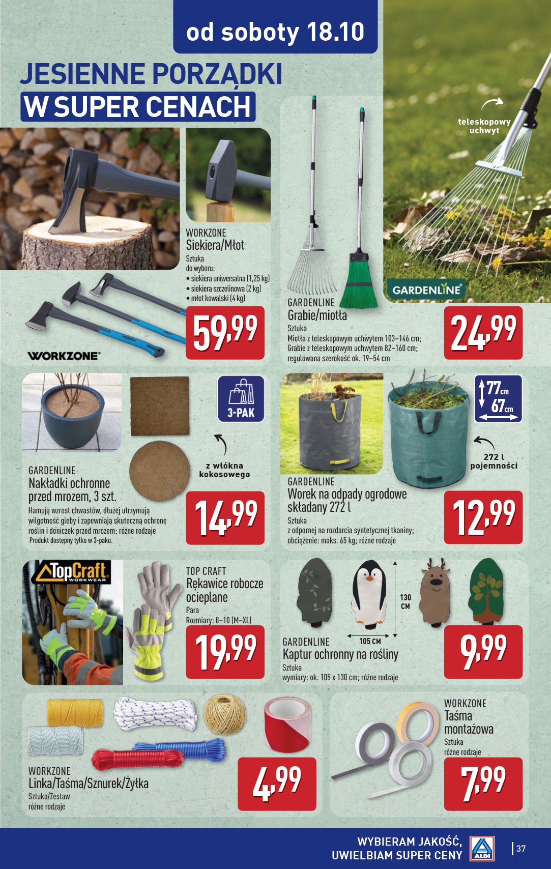 aldi - Gazetka ALDI - ważna od 13.10. do 18.10. - page: 37 aldi - Gazetka ALDI - ważna od 13.10. do 18.10. - page: 37