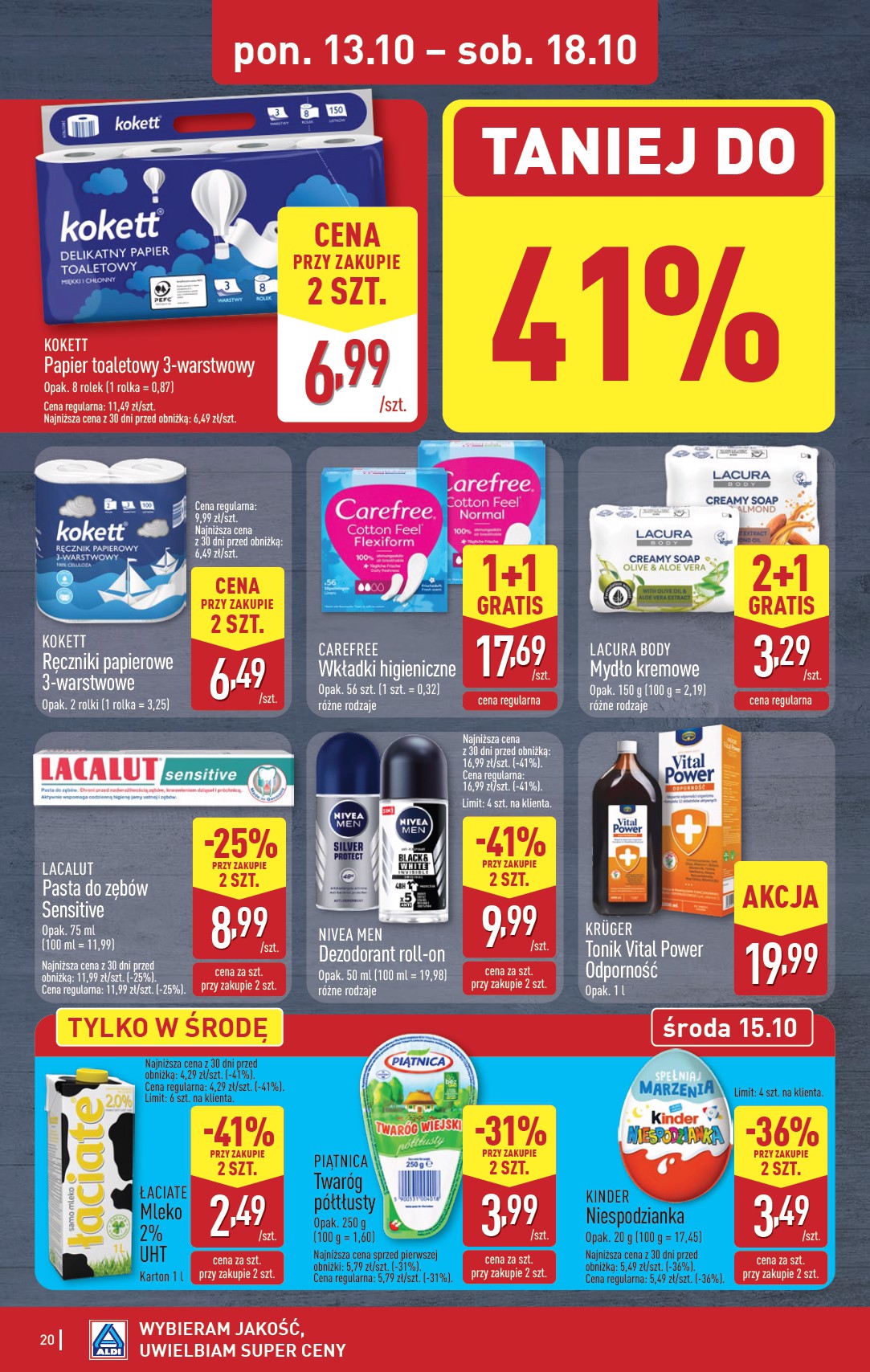 aldi - Gazetka ALDI - ważna od 13.10. do 18.10. - page: 20 aldi - Gazetka ALDI - ważna od 13.10. do 18.10. - page: 20