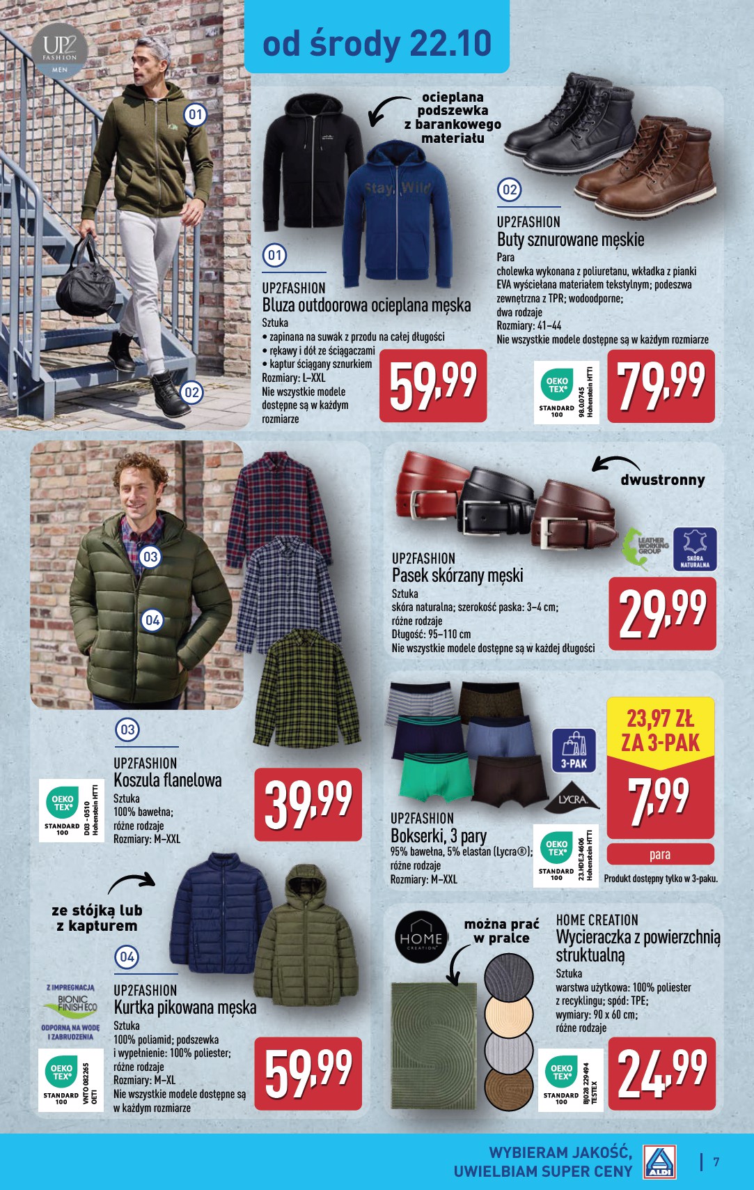 aldi - Gazetka ALDI - Artykuły przemysłowe i tekstylia - ważna od 22.10. do 25.10. - page: 7